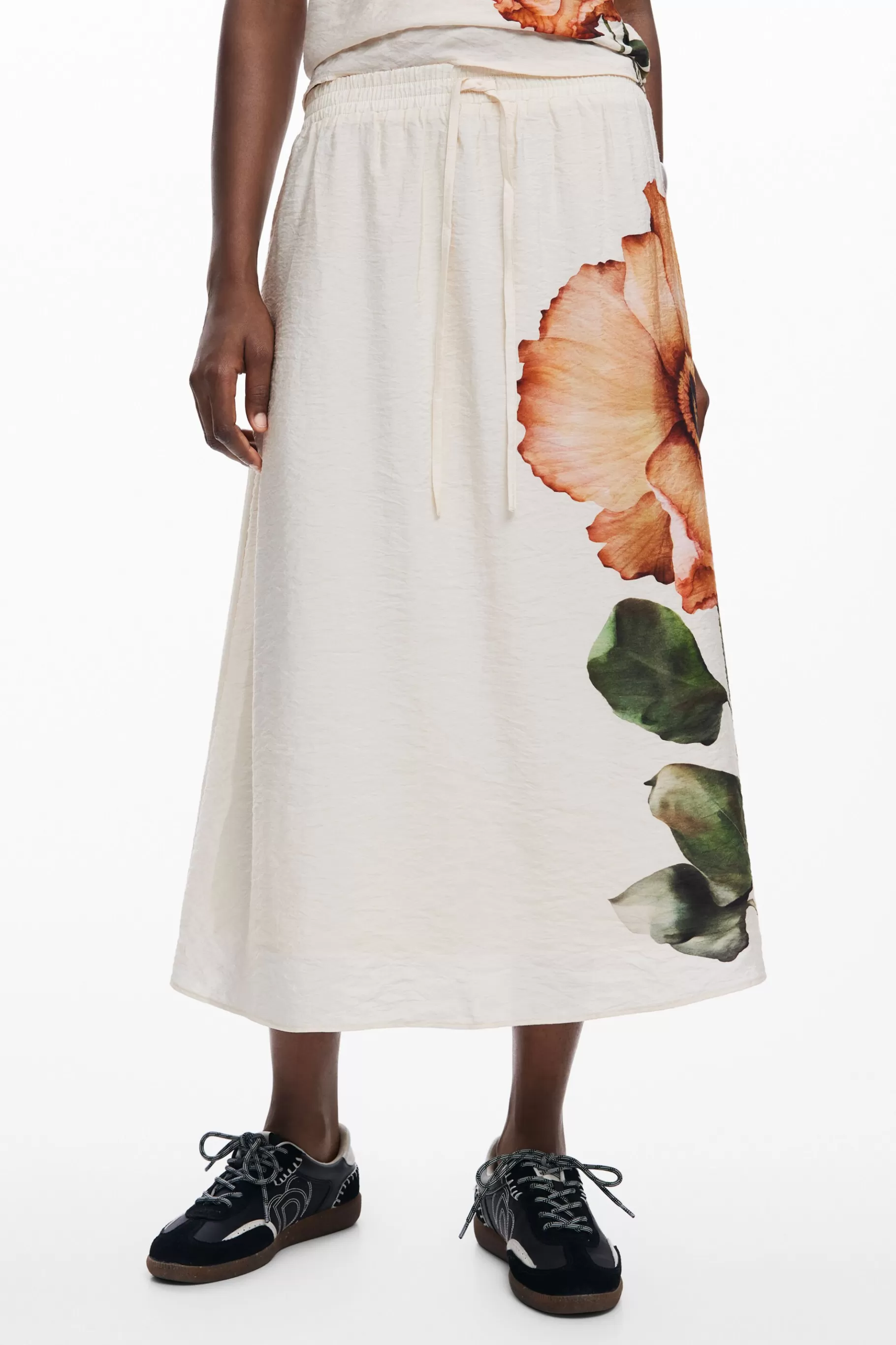 Desigual Falda midi flores*Mujer Faldas Y Shorts