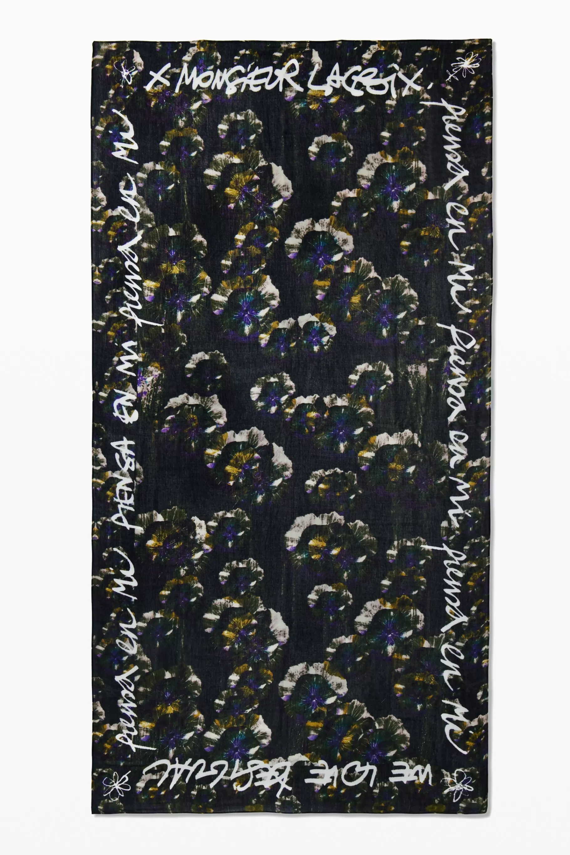 Desigual Foulard flores M. Christian Lacroix*Mujer Bufandas Y Pañuelos