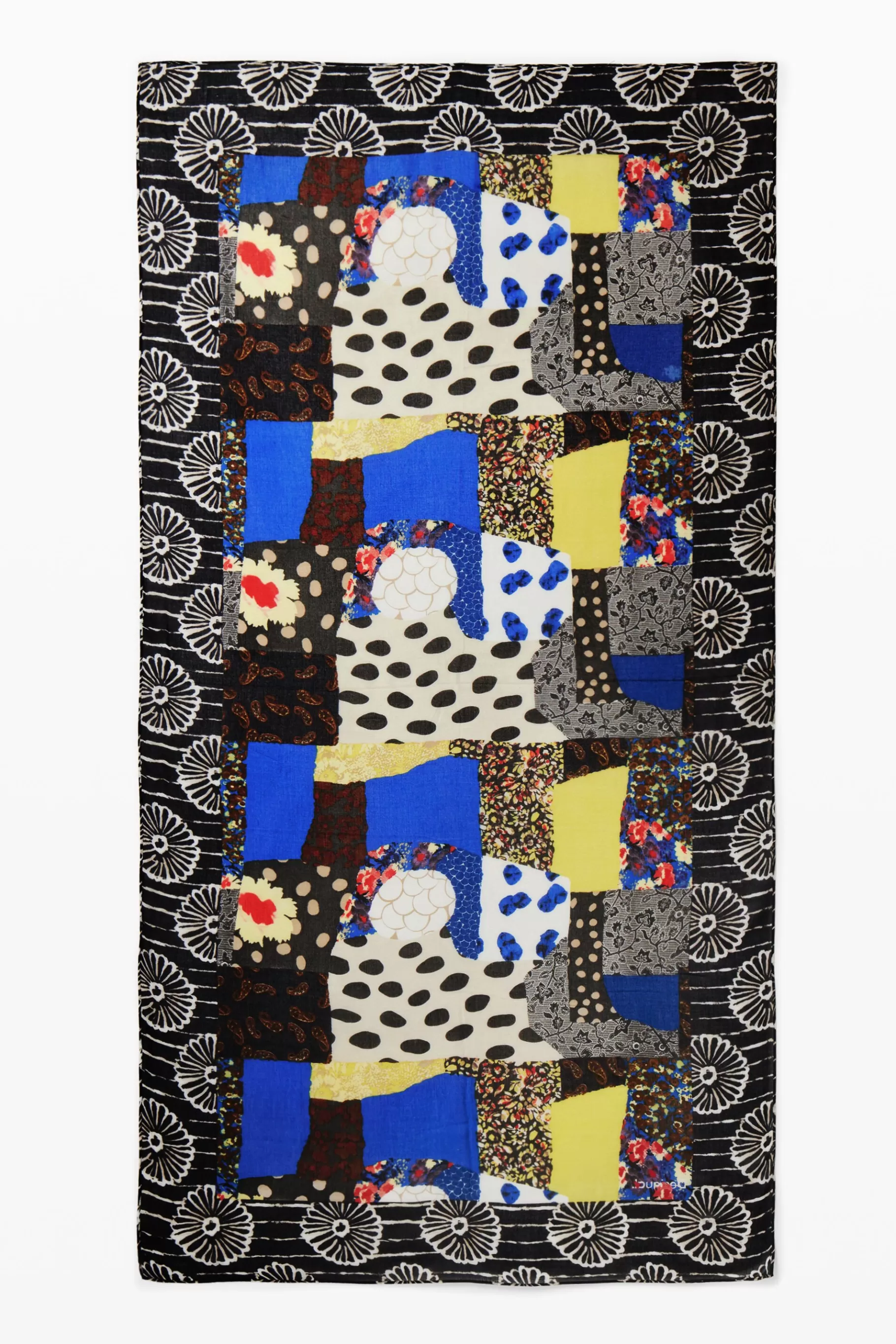 Desigual Foulard patch floral*Mujer Bufandas Y Pañuelos