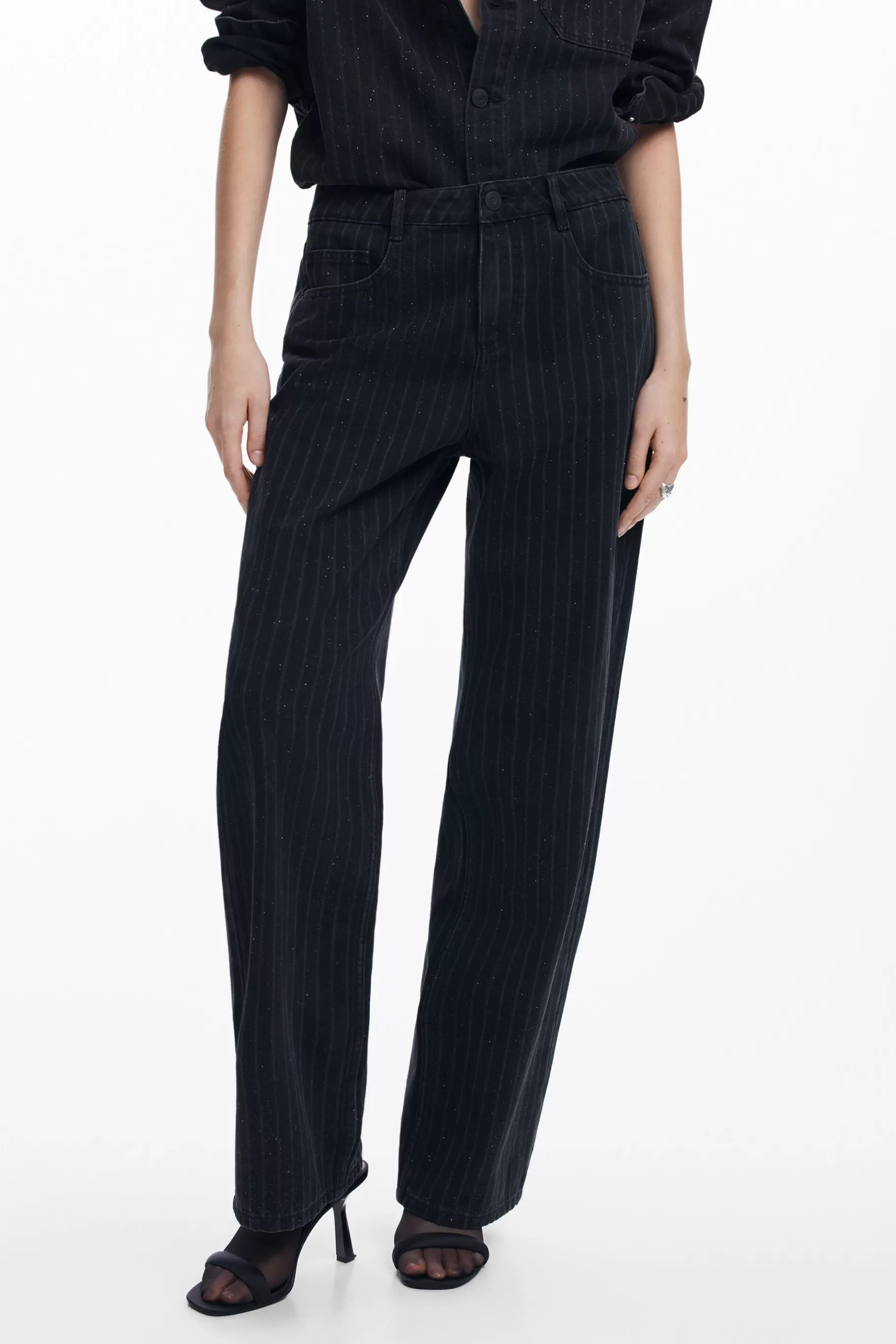 Desigual Jeans rectos pespuntes*Mujer Vaqueros | Pantalones
