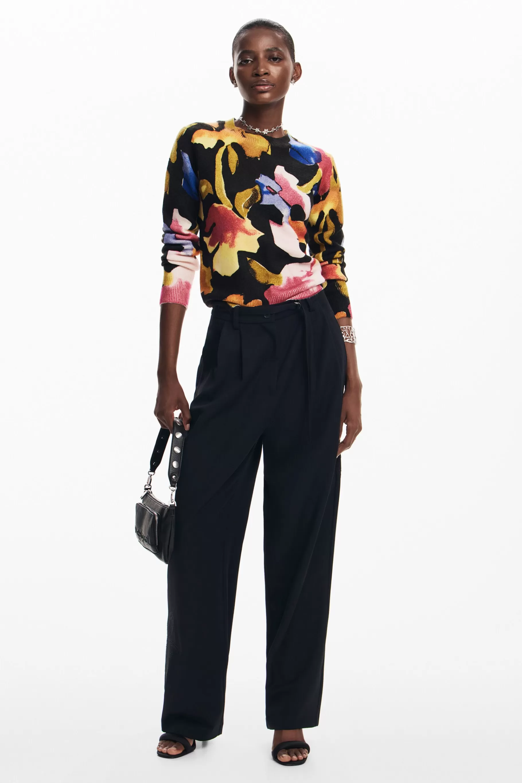 Desigual Jersey flores arty*Mujer Ropa De Punto | Jerséis