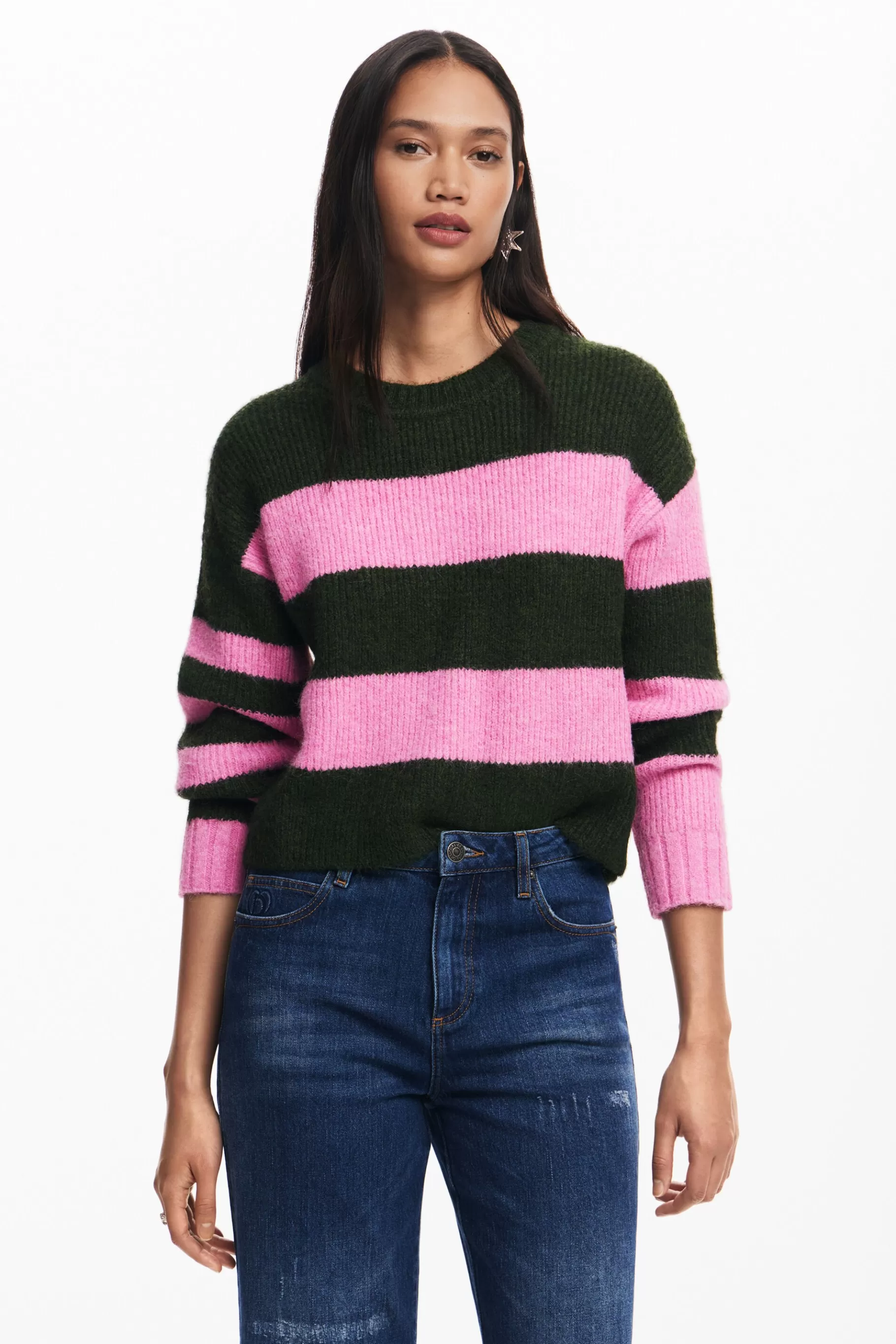 Desigual Jersey rayas bicolor*Mujer Ropa De Punto | Jerséis