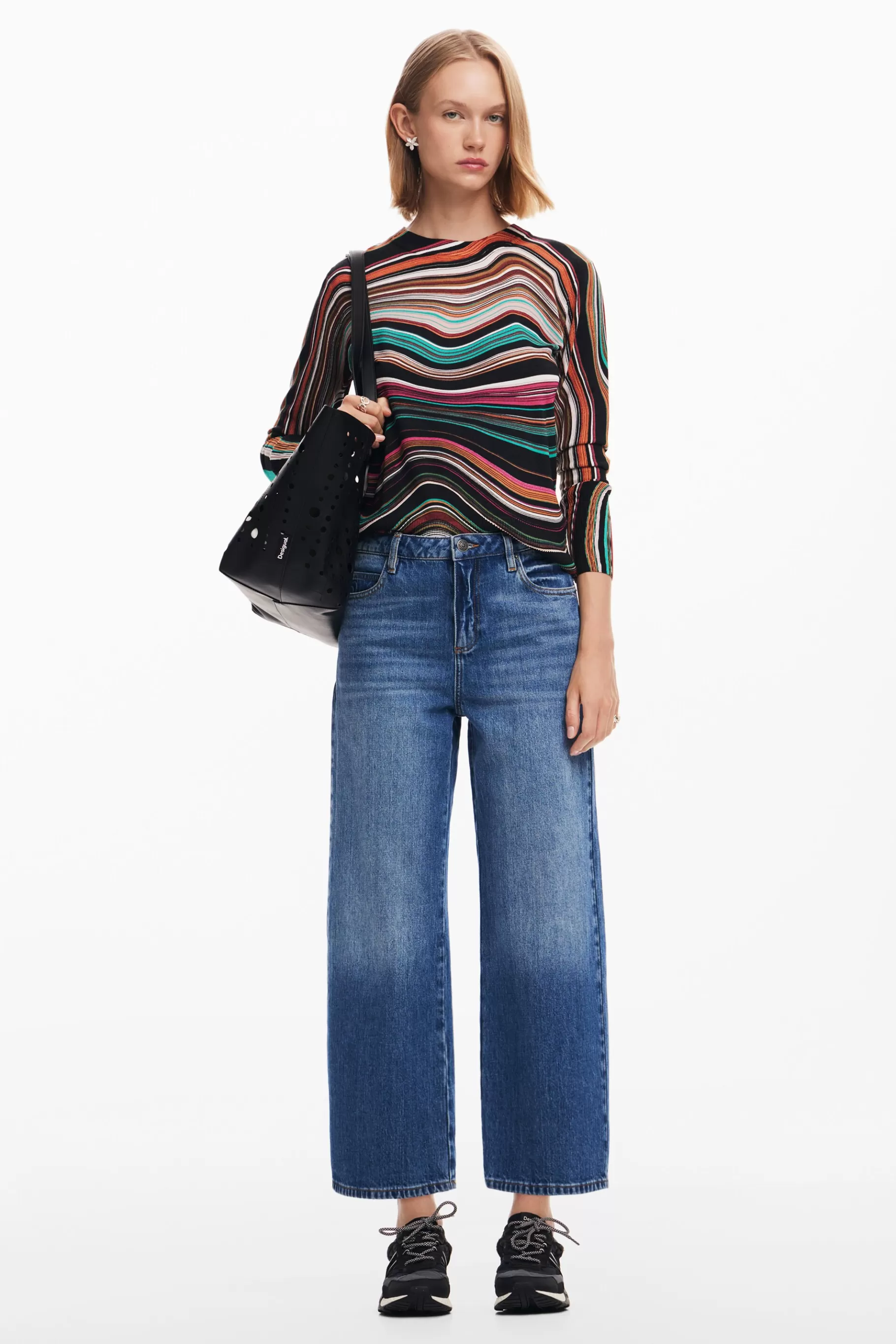 Desigual Jersey rayas onduladas*Mujer Ropa De Punto | Jerséis
