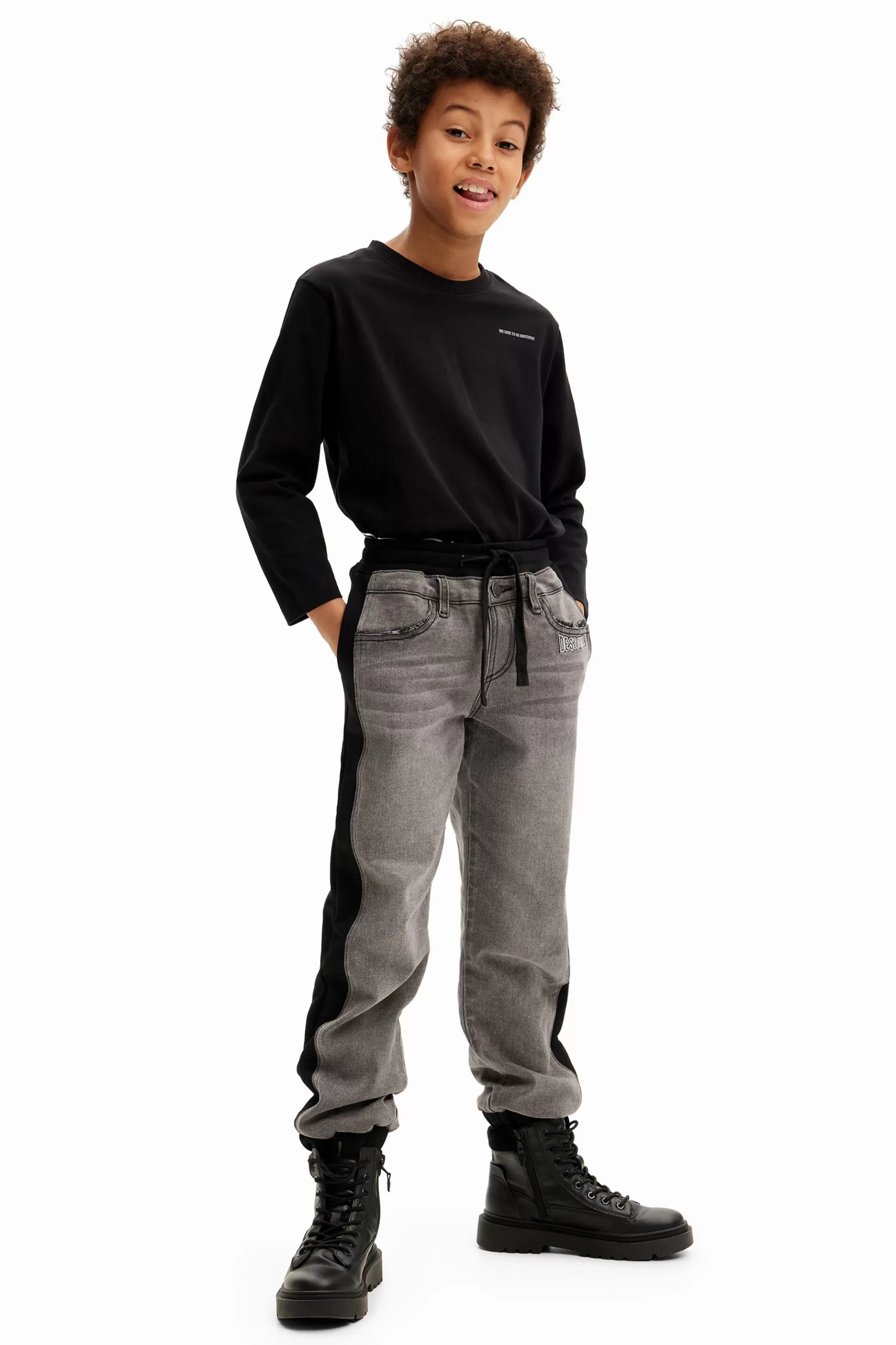 Desigual Pantalón combinado jogger* Pantalones Y Jeans