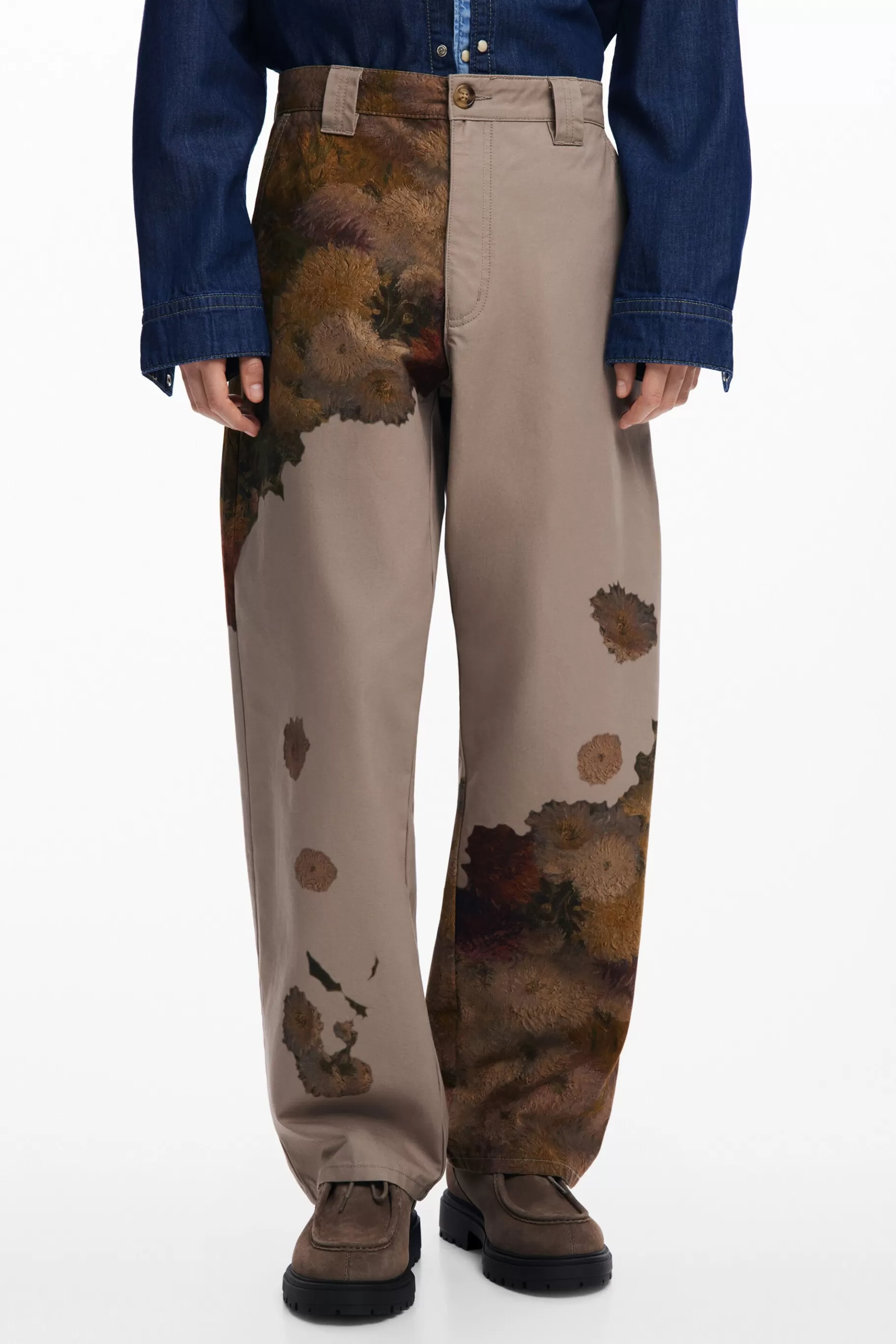 Desigual Pantalón estampado flores*Hombre Jeans Y Pantalones