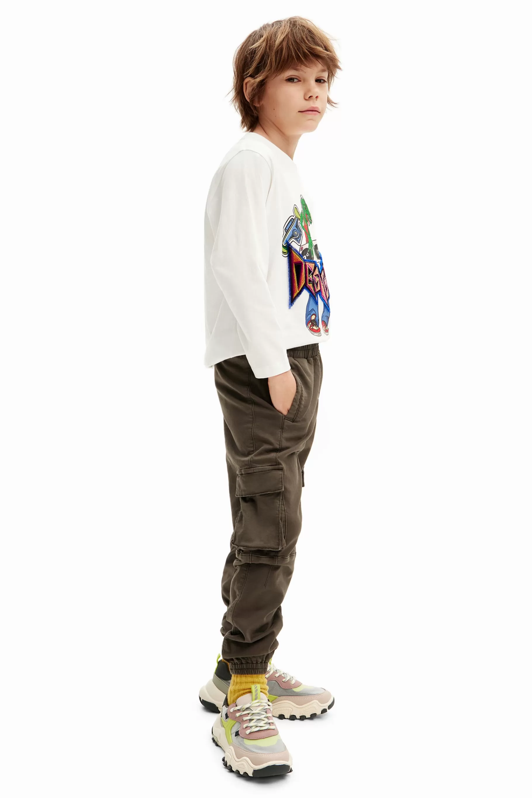 Desigual Pantalón largo jogger bolsillos cargo* Pantalones Y Jeans