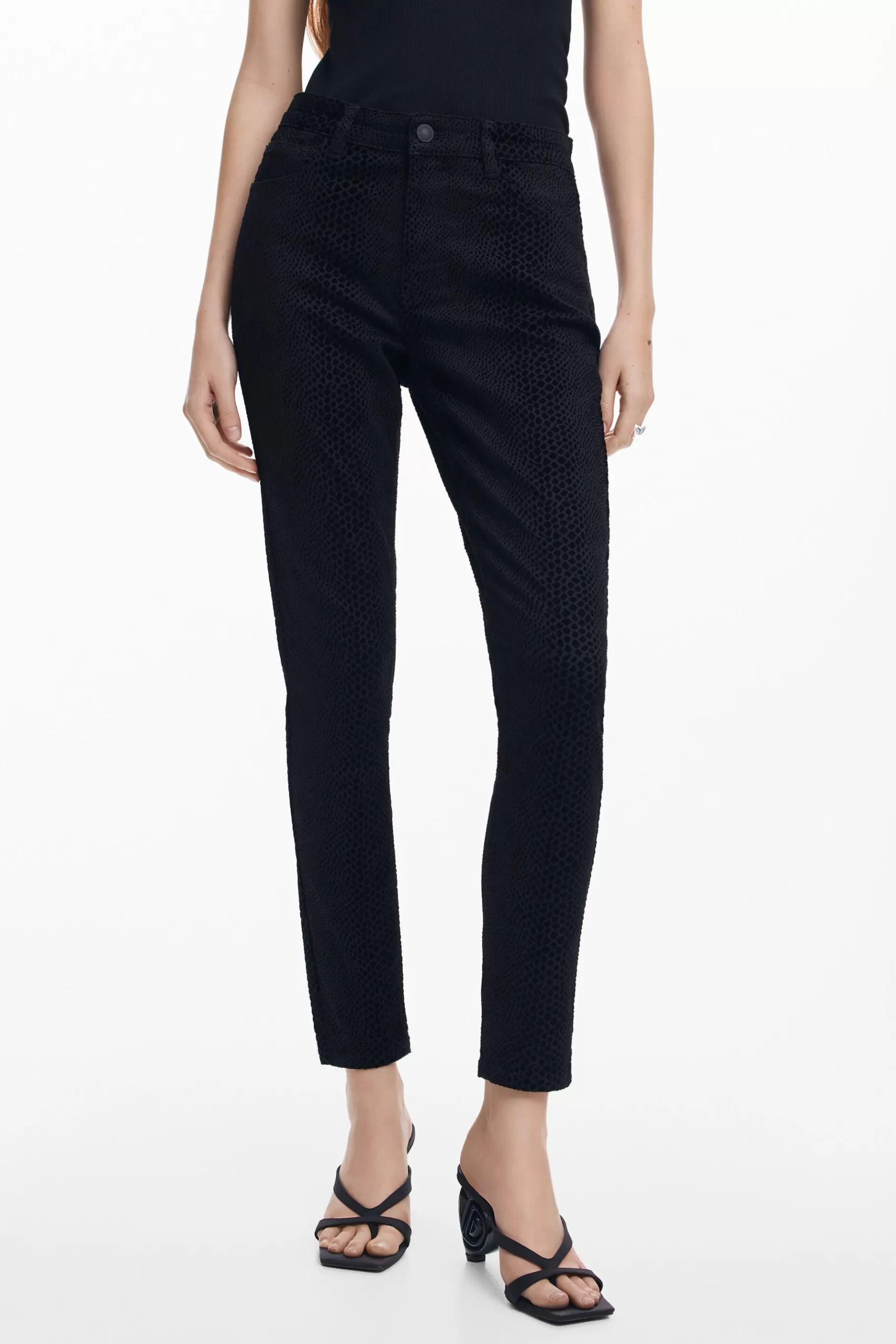 Desigual Pantalón slim denim*Mujer Pantalones