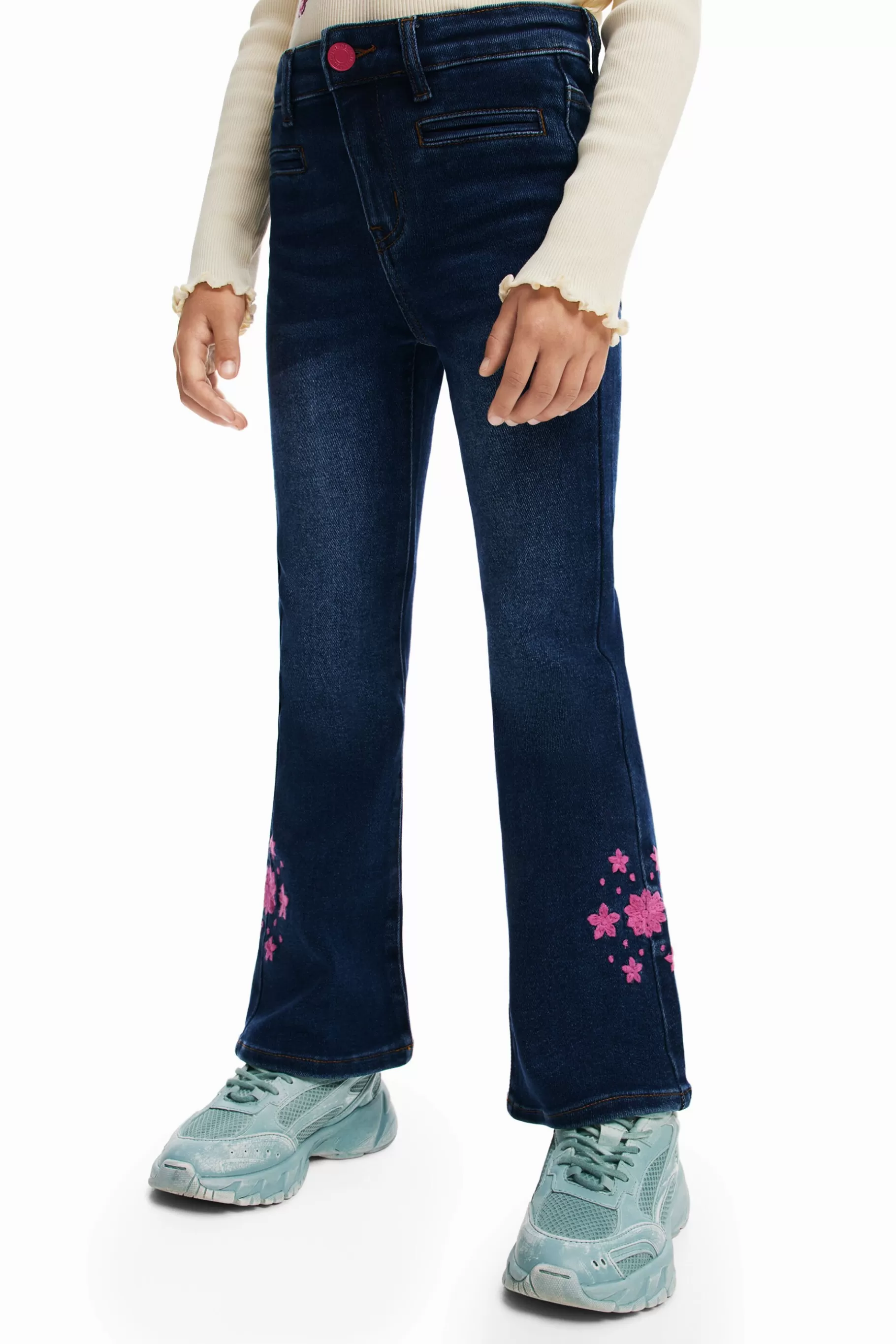 Desigual Pantalones campana* Faldas Y Pantalones