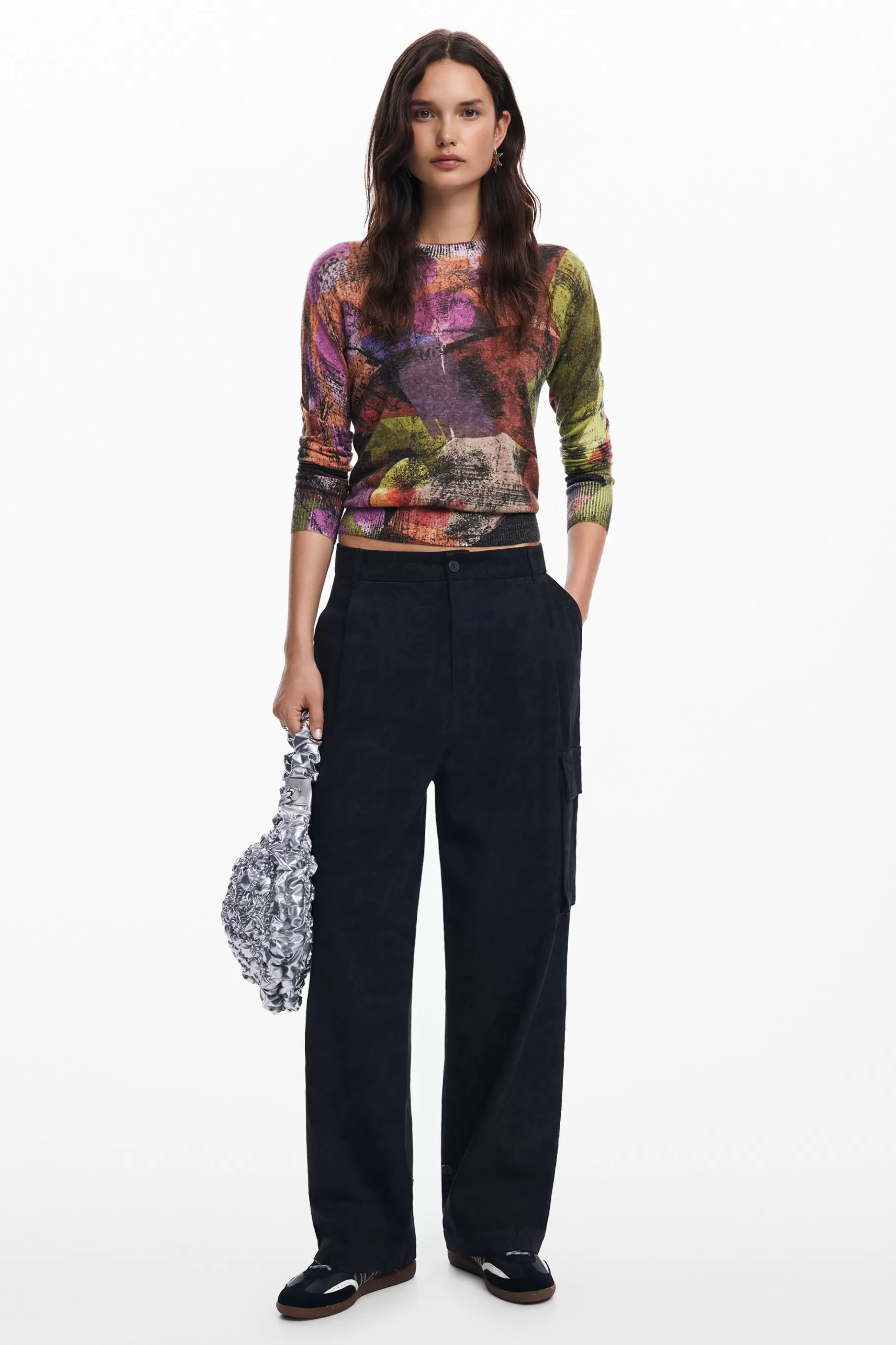 Desigual Pantalones cargo estampado M. Christian Lacroix*Mujer Pantalones