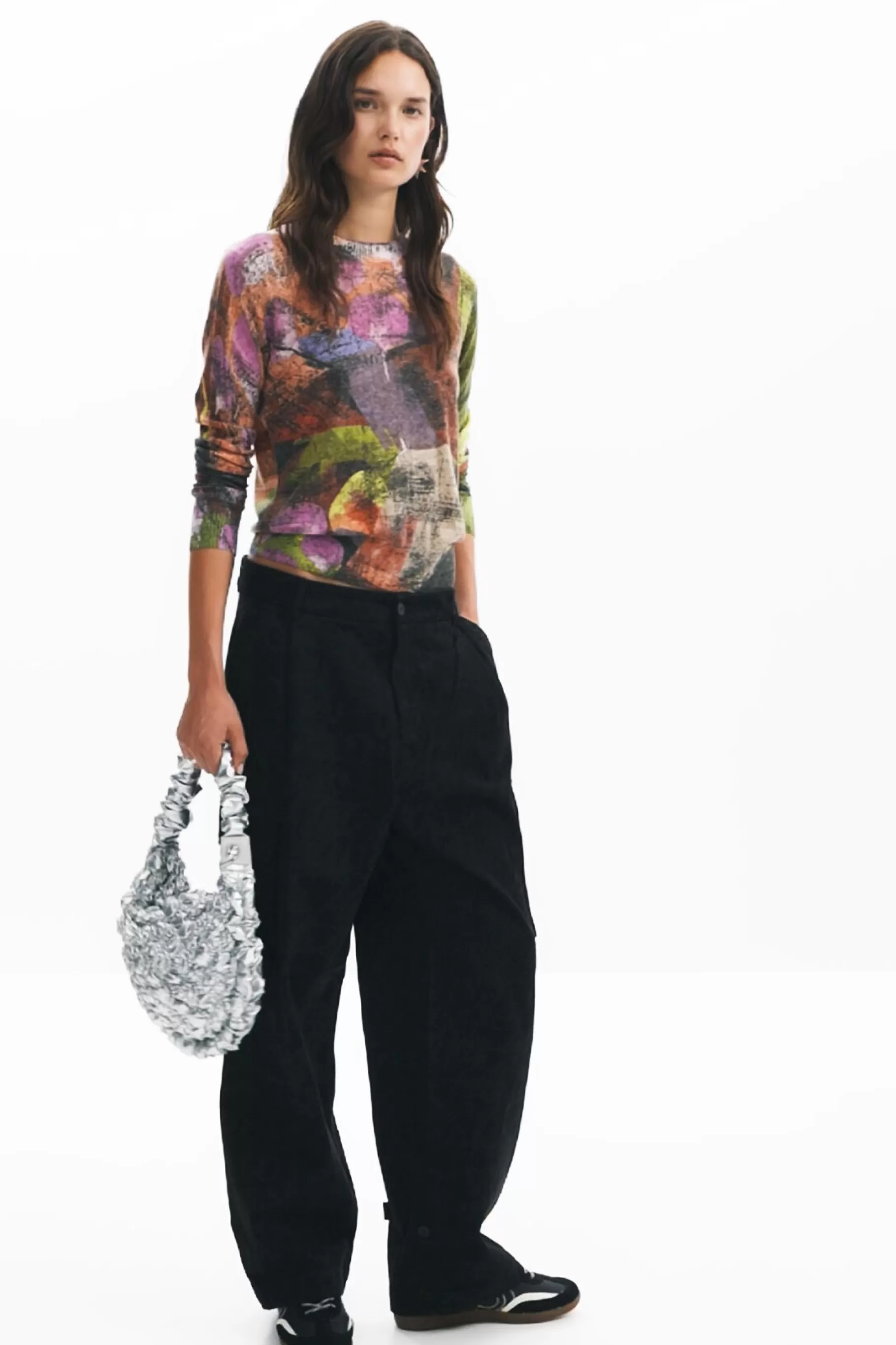 Desigual Pantalones cargo estampado M. Christian Lacroix*Mujer Pantalones