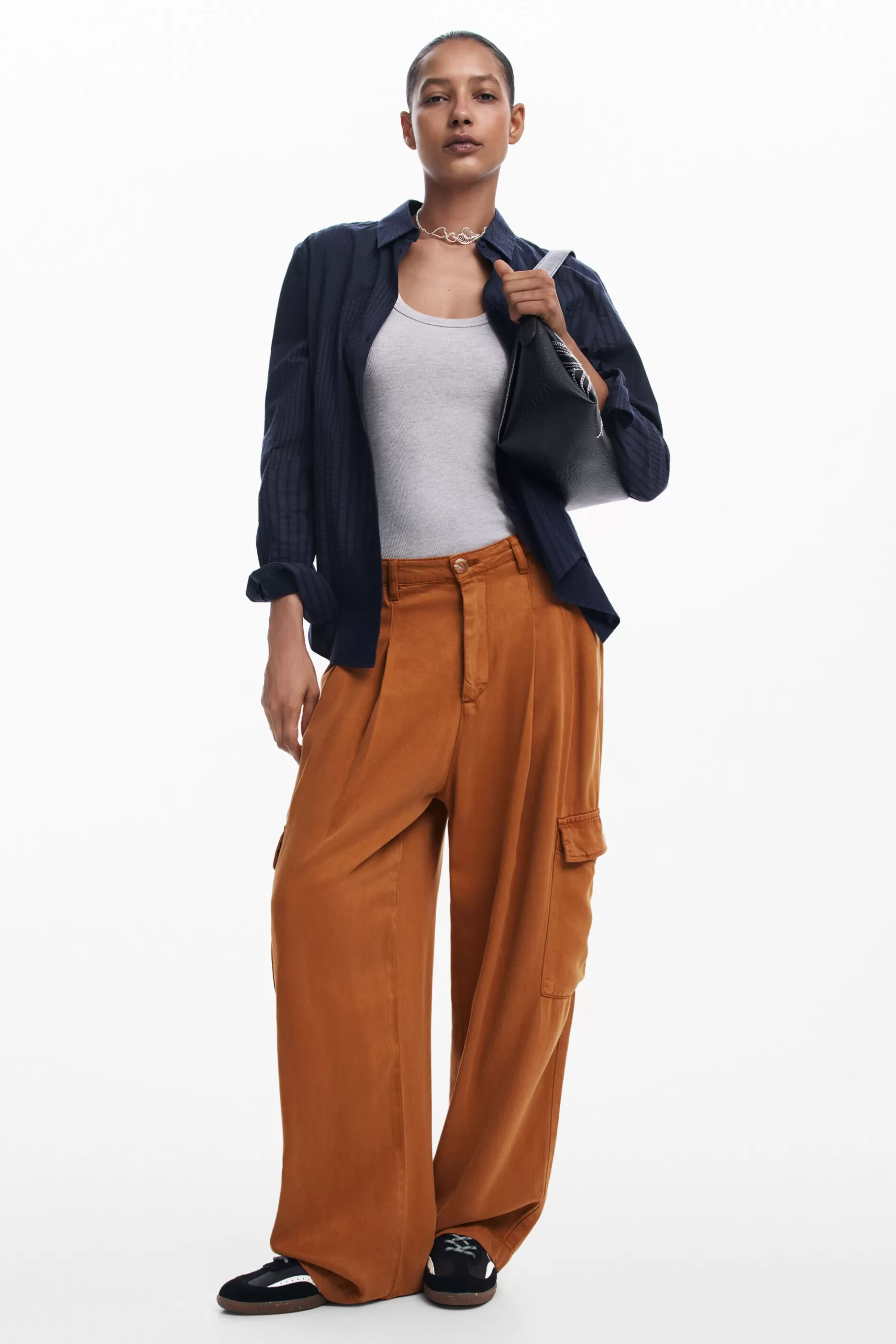 Desigual Pantalones cargo fluidos*Mujer Pantalones