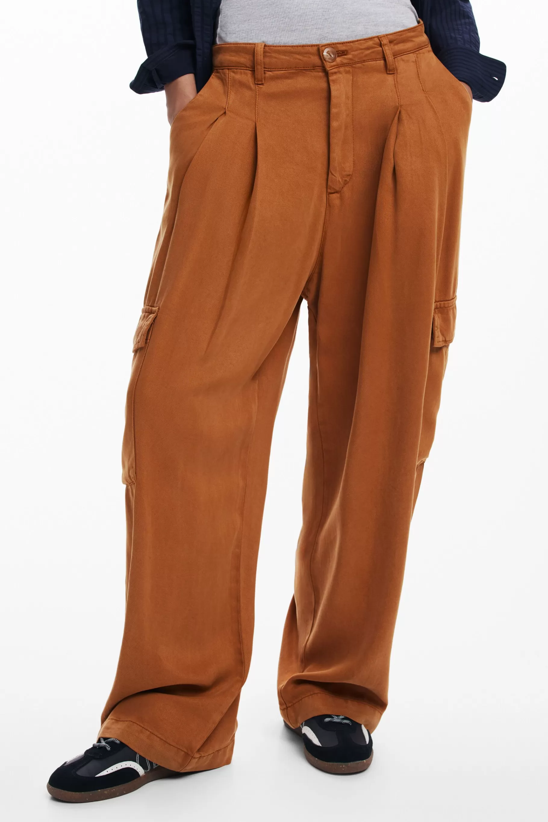 Desigual Pantalones cargo fluidos*Mujer Pantalones