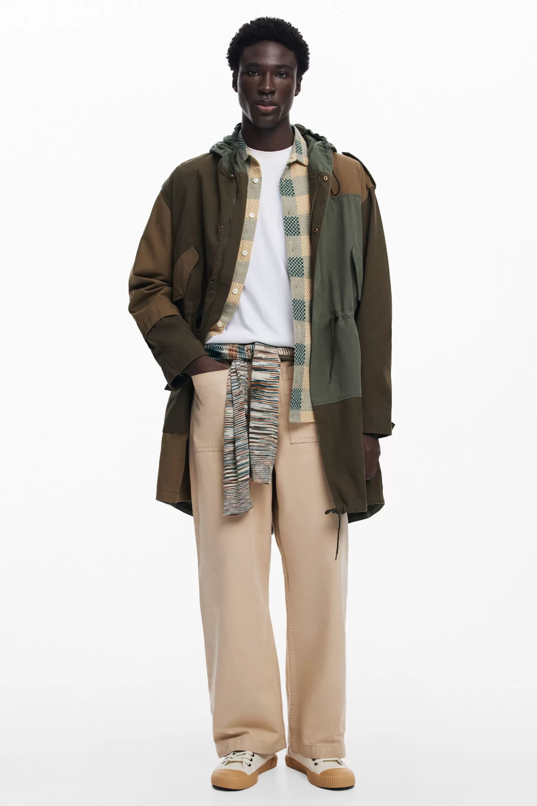 Desigual Parka multitono*Hombre Abrigos Y Chaquetas