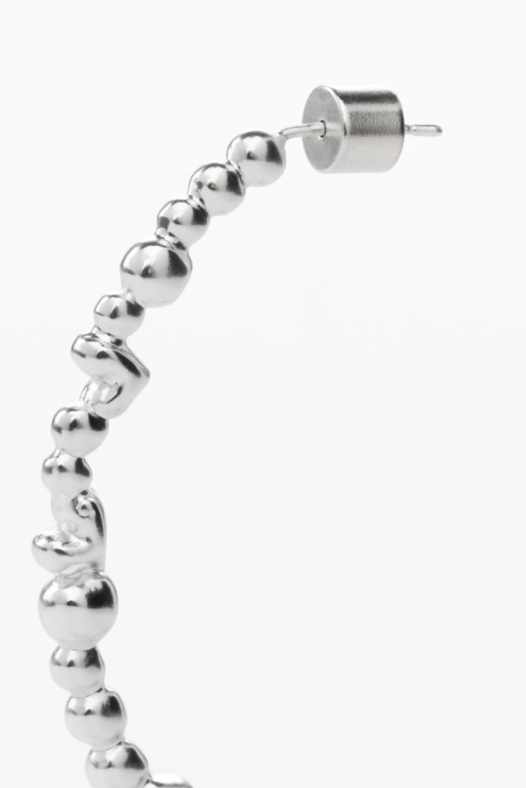 Desigual Pendientes aro corazones bañado en plata Zalio*Mujer Joyería