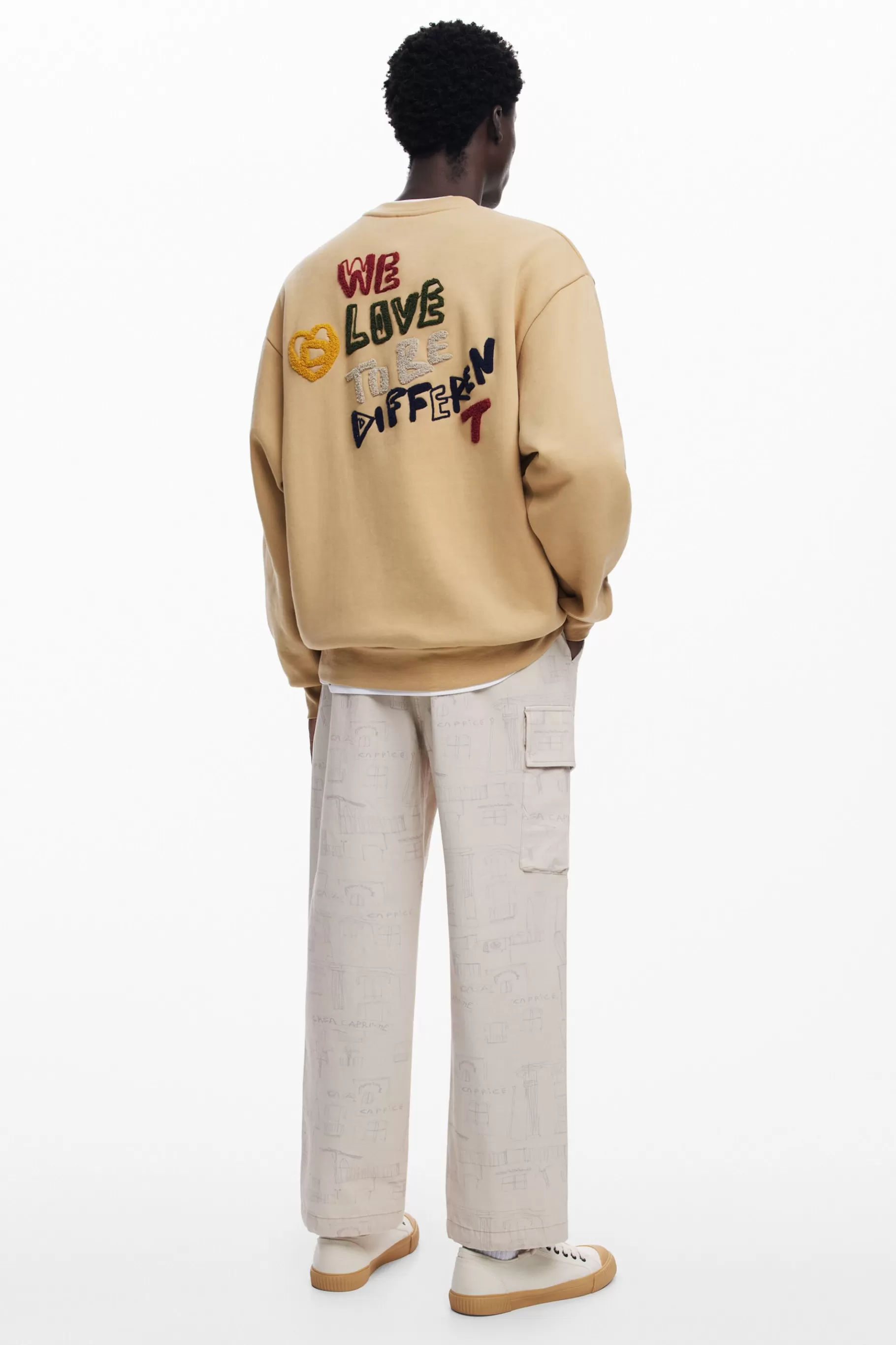 Desigual Sudadera bordados*Hombre Jerséis Y Sudaderas