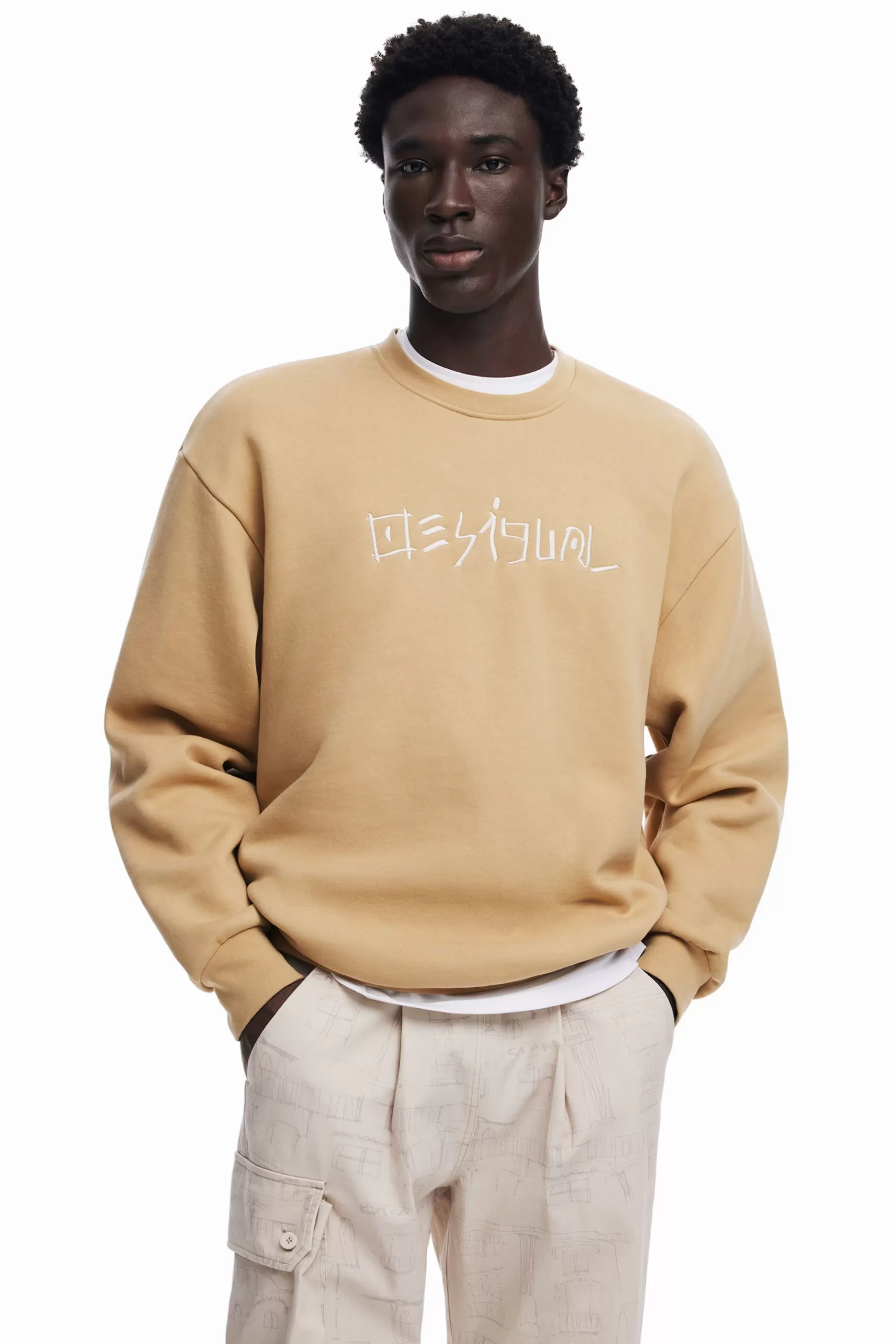 Desigual Sudadera bordados*Hombre Jerséis Y Sudaderas