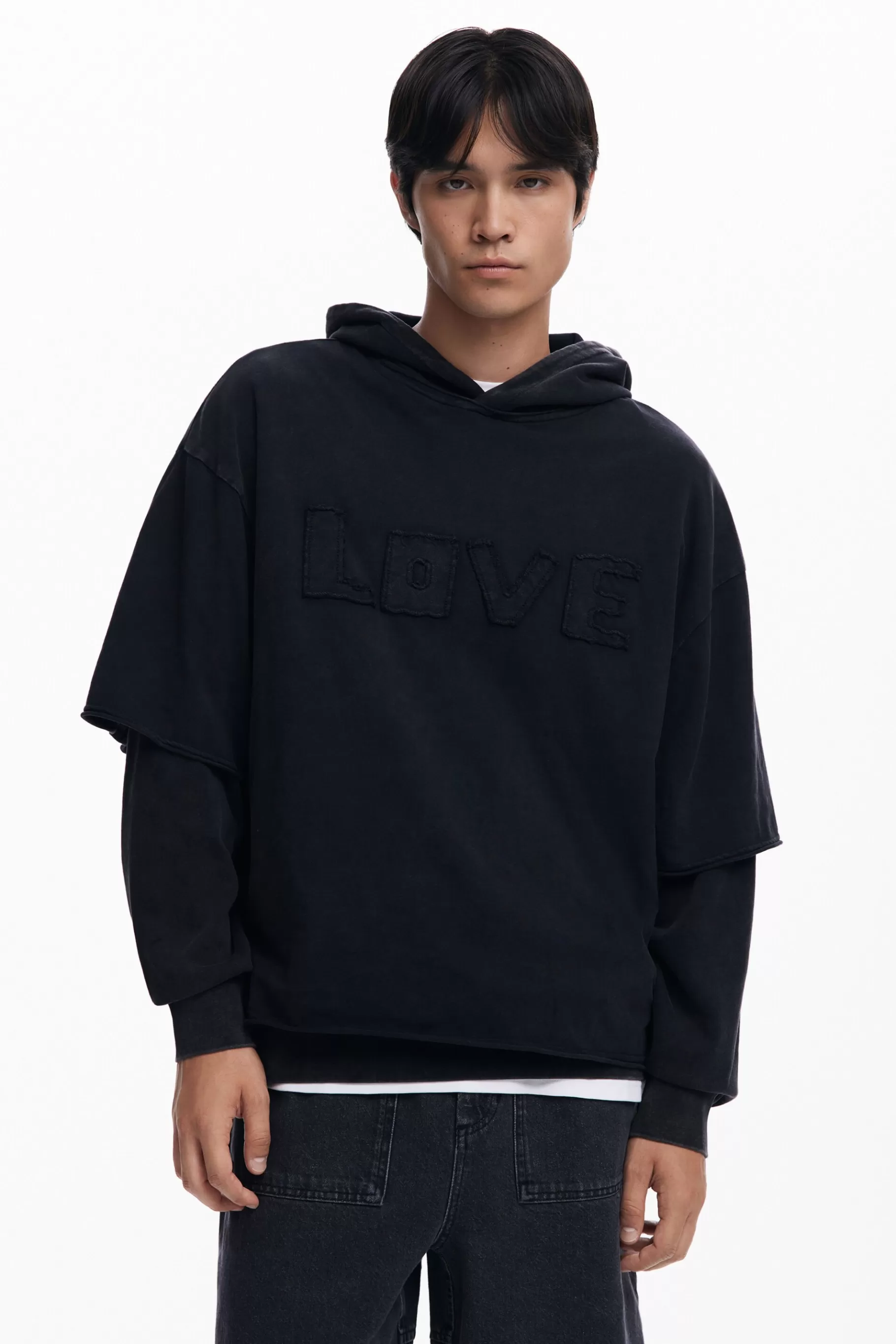 Desigual Sudadera doble manga*Hombre Jerséis Y Sudaderas