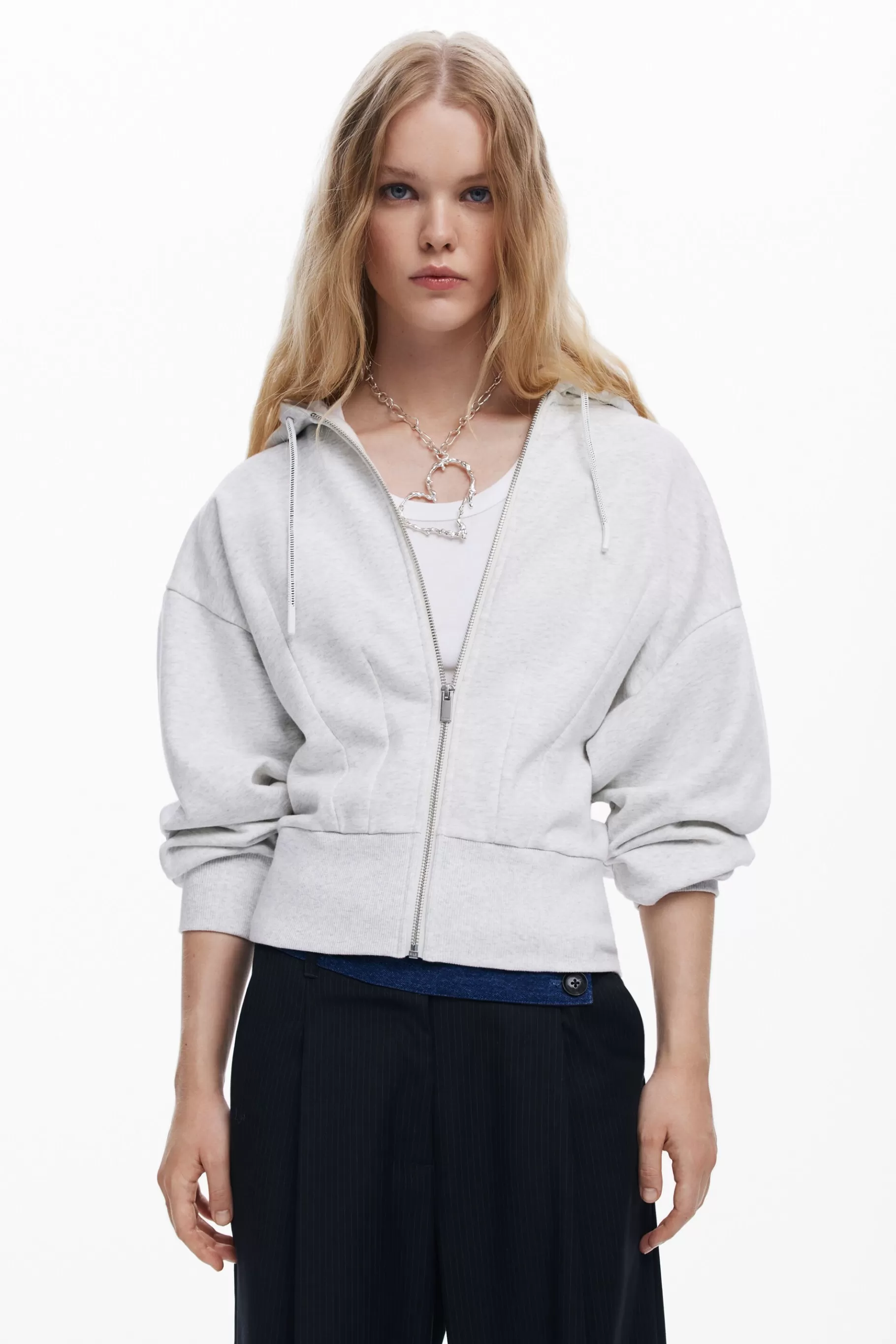 Desigual Sudadera lisa capucha*Mujer Sudaderas | Jerséis
