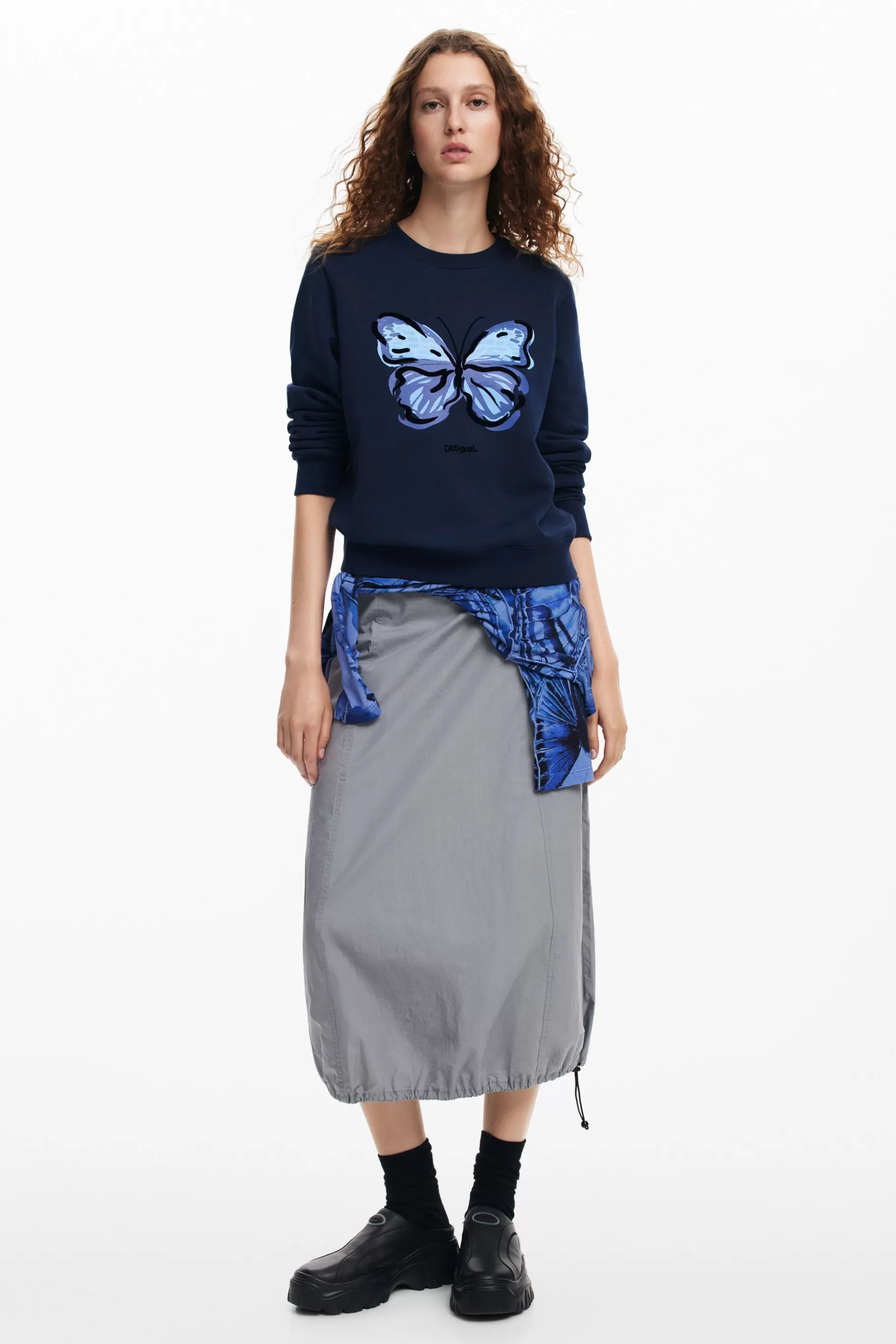 Desigual Sudadera mariposa*Mujer Sudaderas | Jerséis