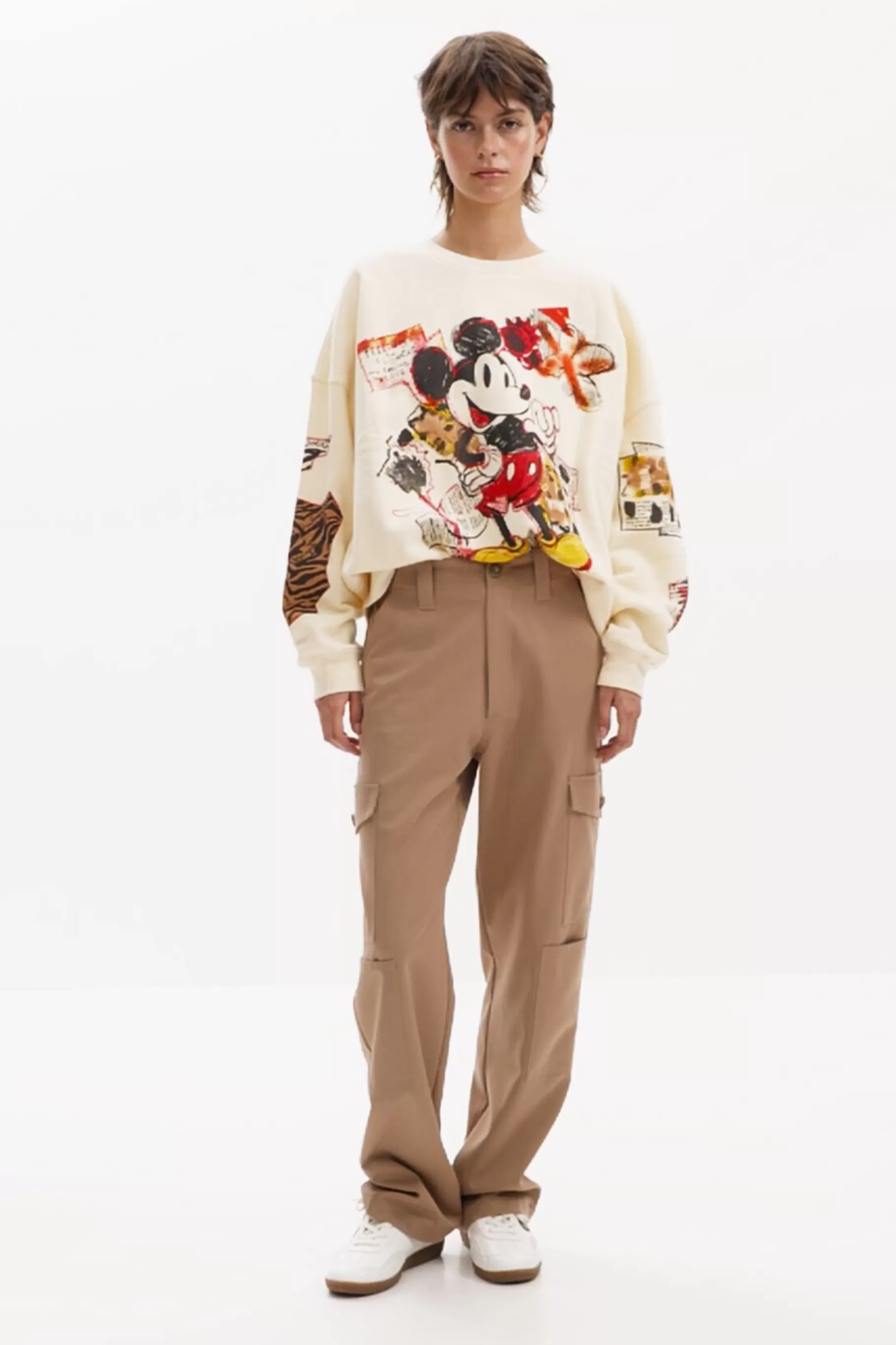 Desigual Sudadera Mickey Mouse*Mujer Sudaderas | Jerséis