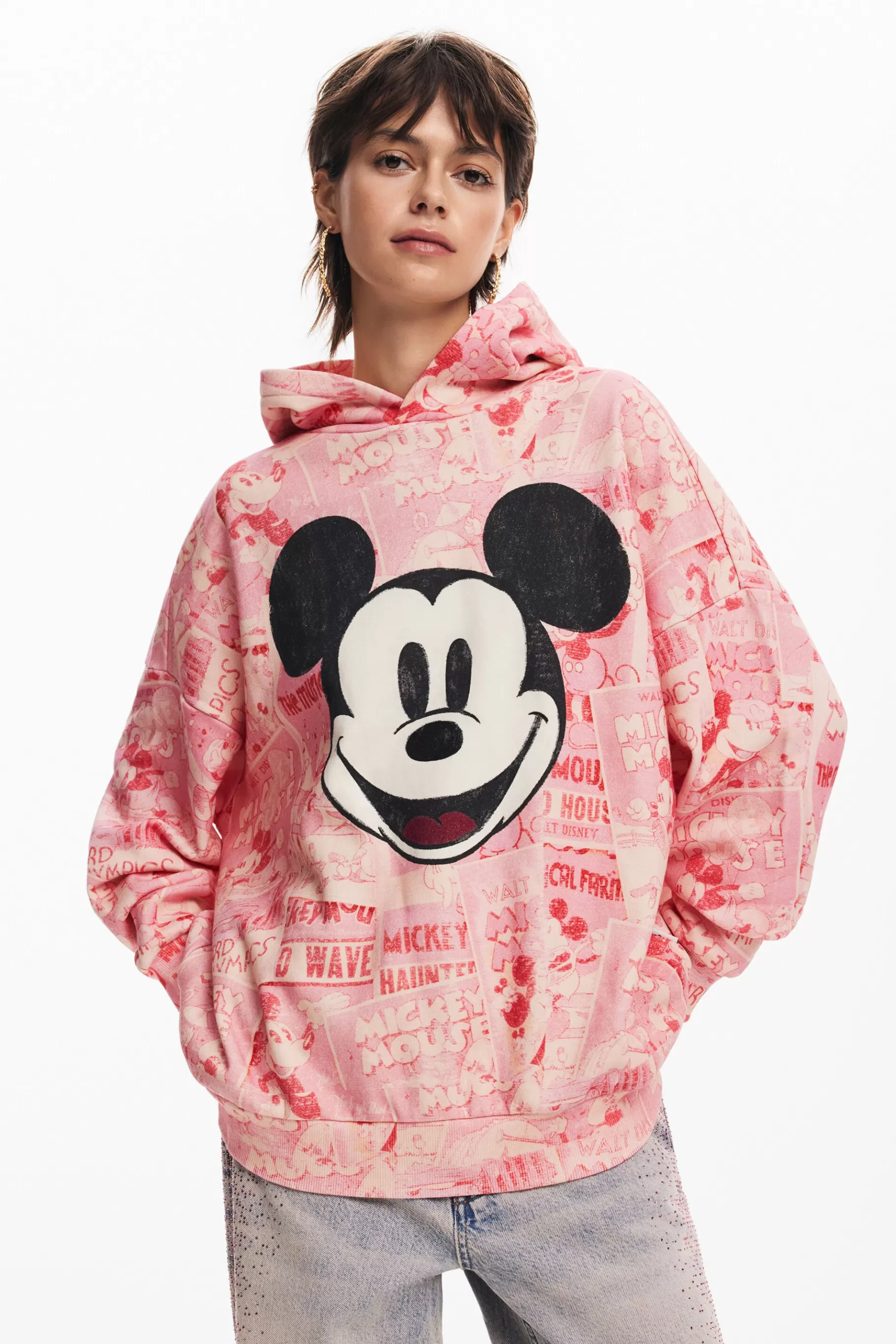 Desigual Sudadera Mickey Mouse cordón*Mujer Sudaderas | Jerséis