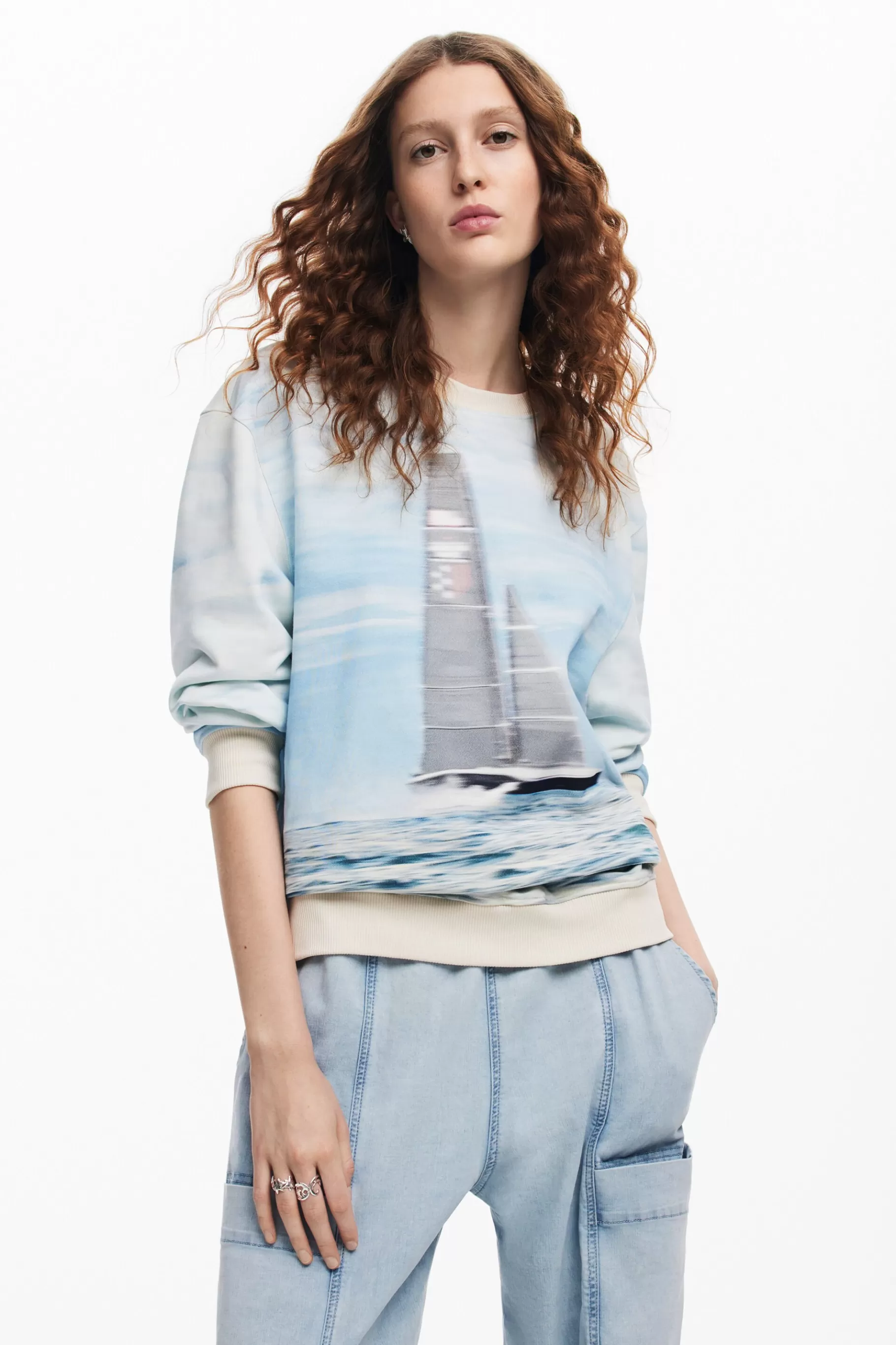 Desigual Sudadera velero American Magic*Mujer/Hombre Jerséis Y Sudaderas | Sudaderas