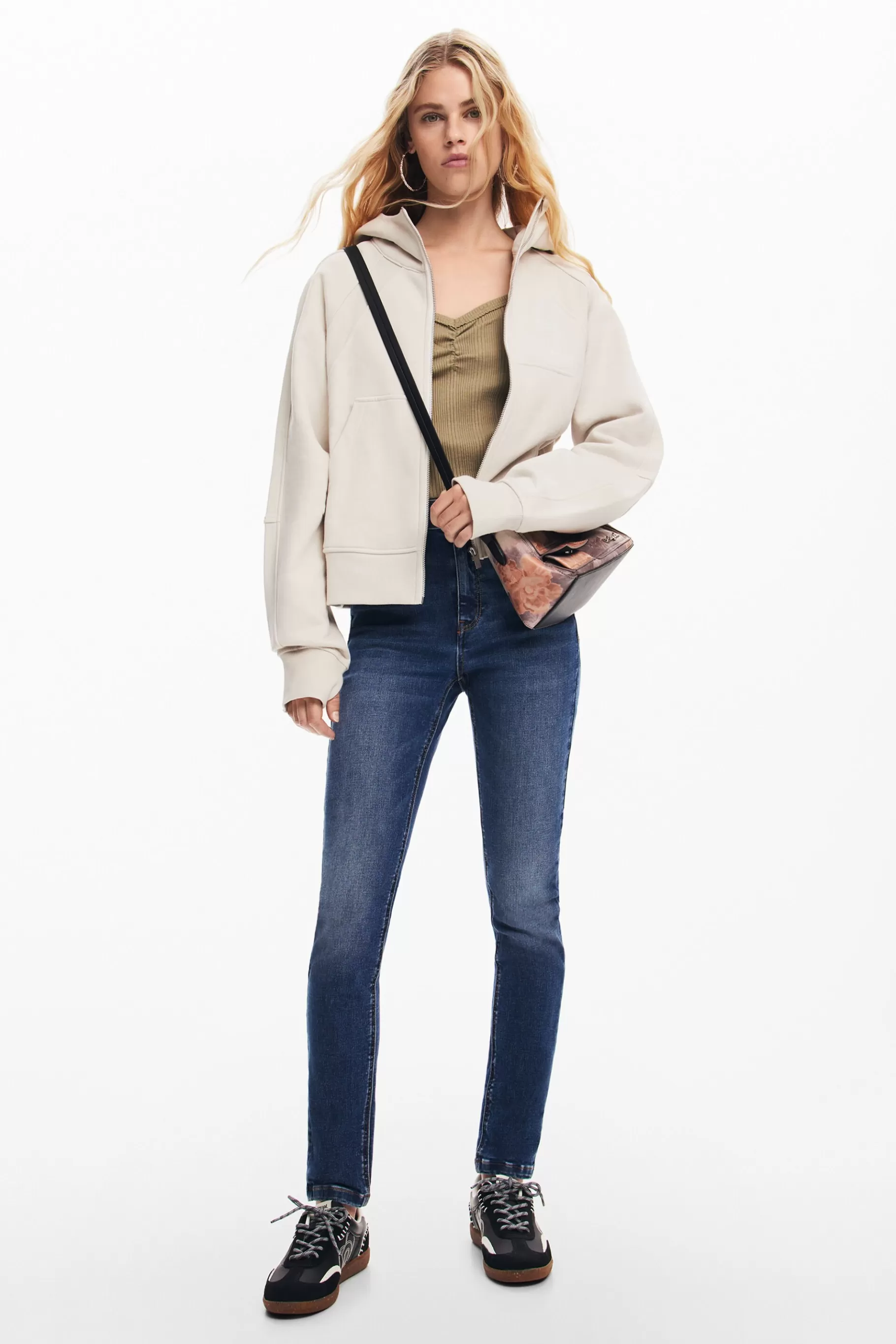 Desigual Vaquero recto bolsillos liso*Mujer Vaqueros | Pantalones