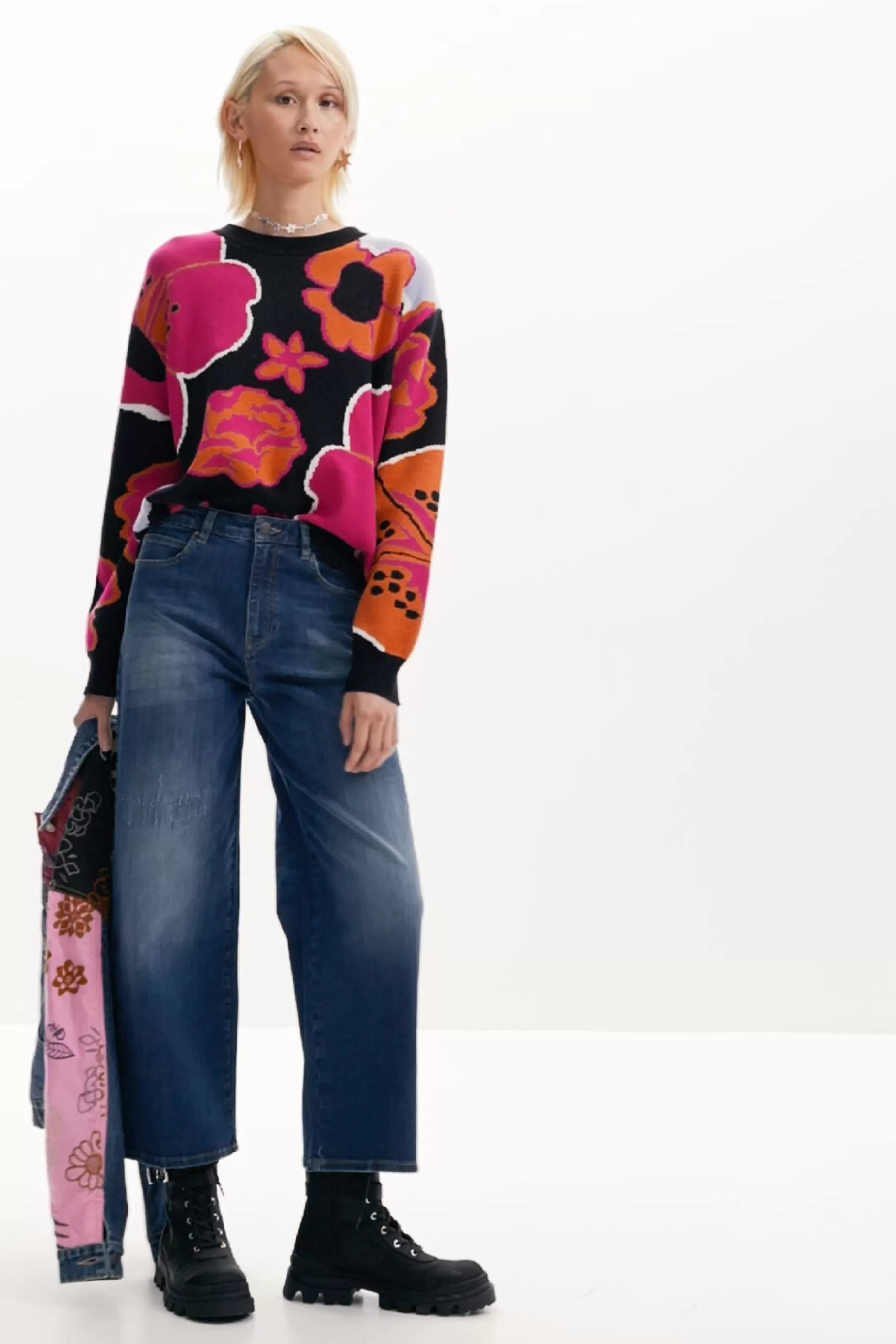 Desigual Vaqueros culotte denim*Mujer Vaqueros | Pantalones