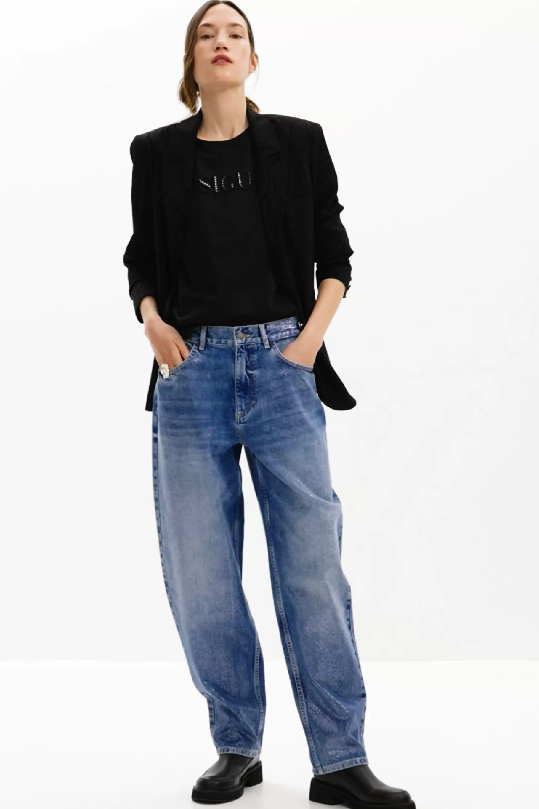 Desigual Vaqueros denim balloon*Mujer Vaqueros | Pantalones