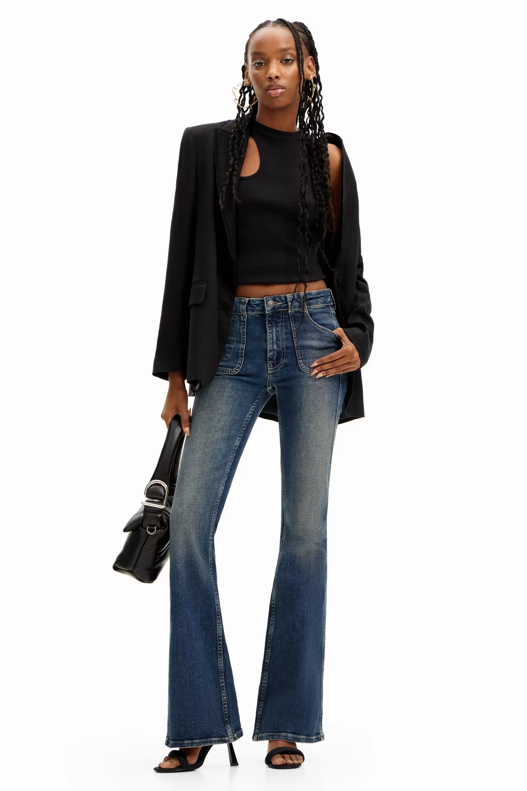 Desigual Vaqueros Flare*Mujer Vaqueros | Pantalones