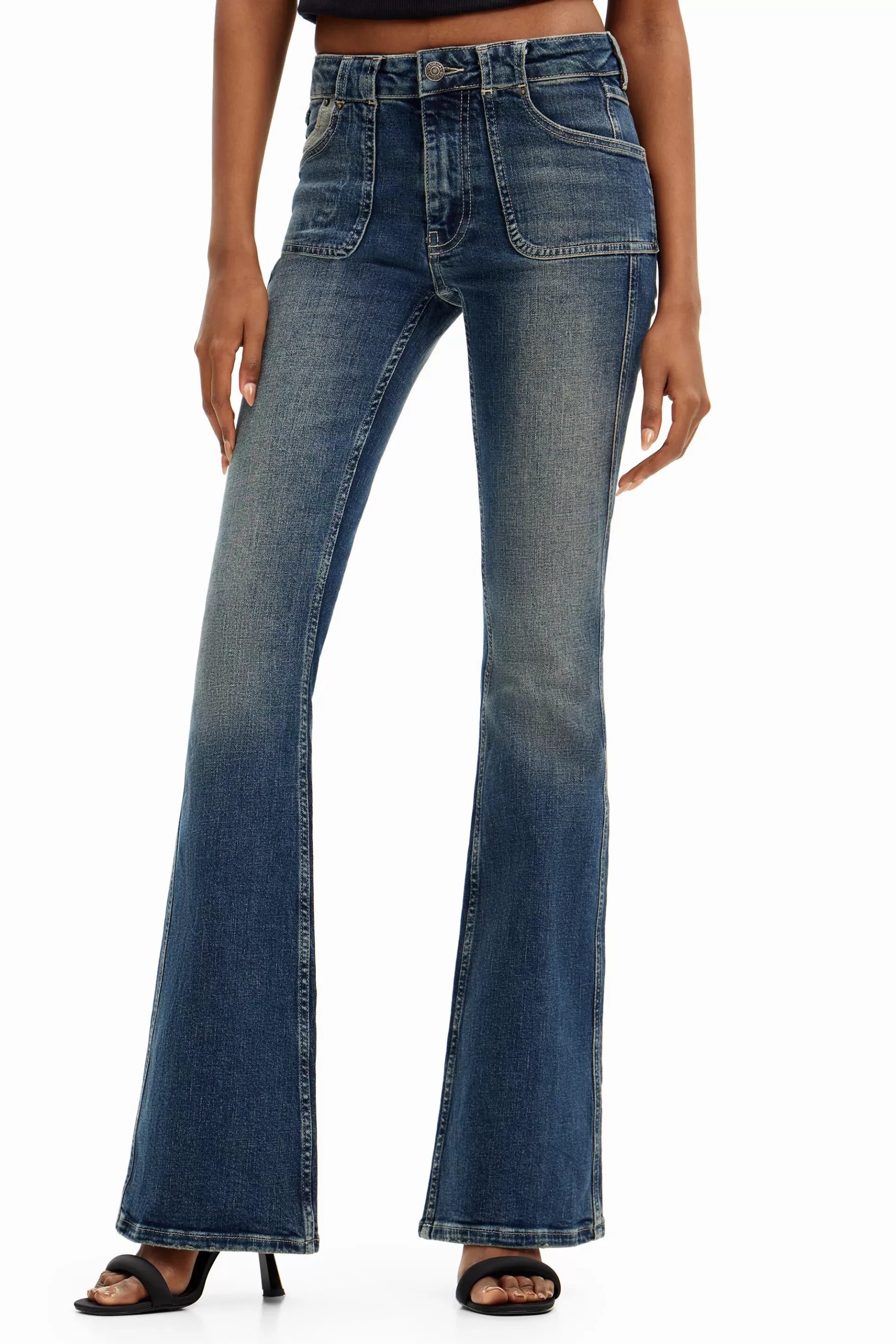 Desigual Vaqueros Flare*Mujer Vaqueros | Pantalones