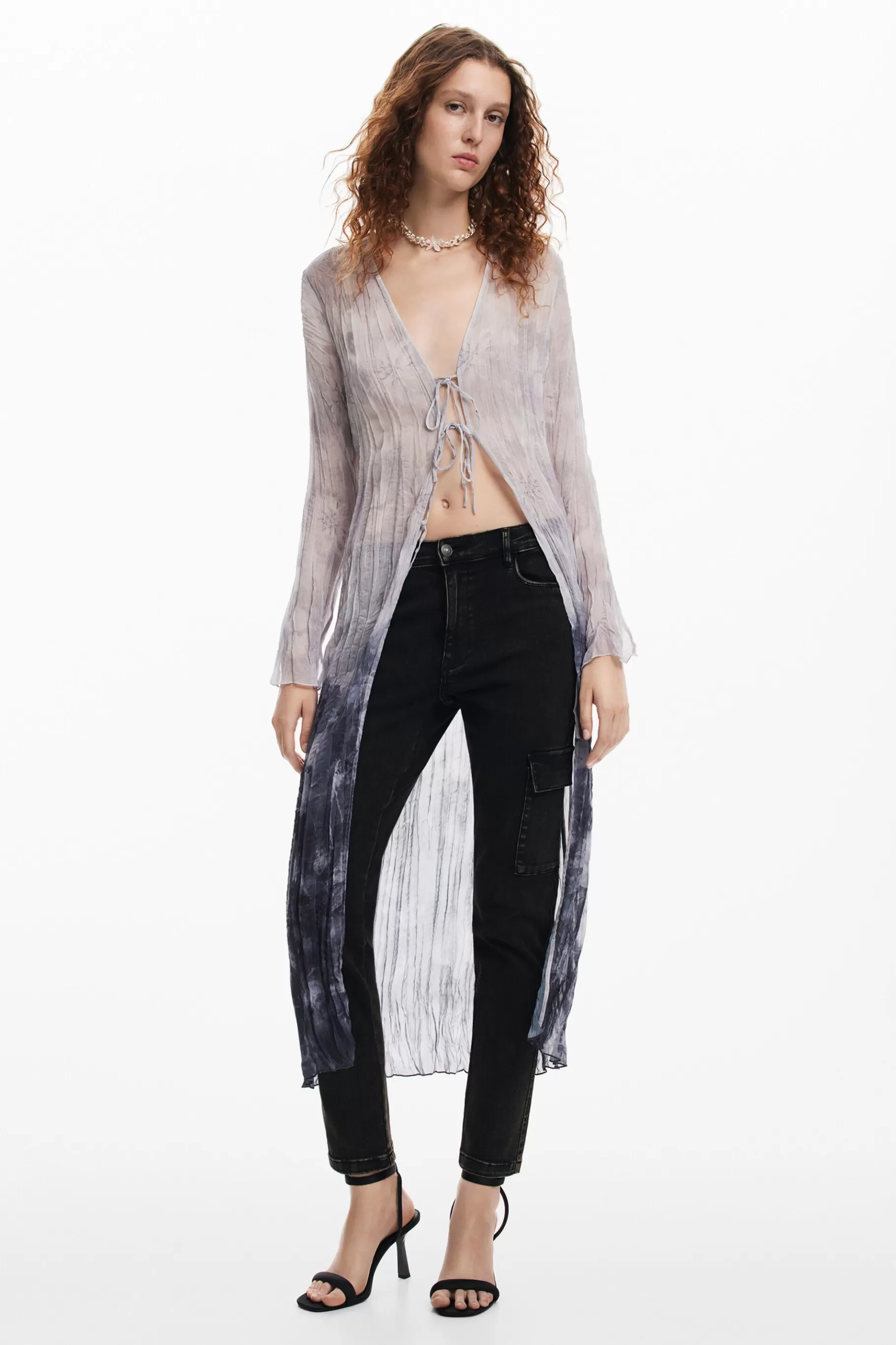 Desigual Vaqueros rectos cargo*Mujer Pantalones