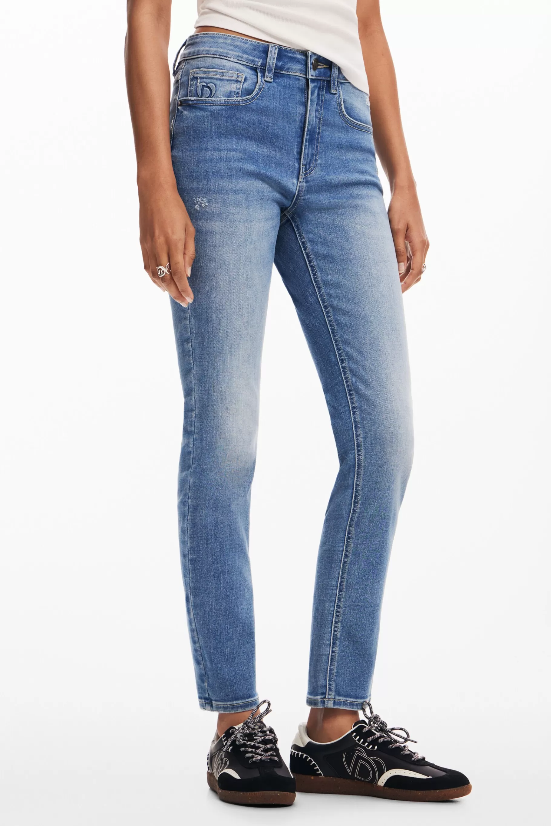 Desigual Vaqueros skinny lisos*Mujer Vaqueros | Pantalones