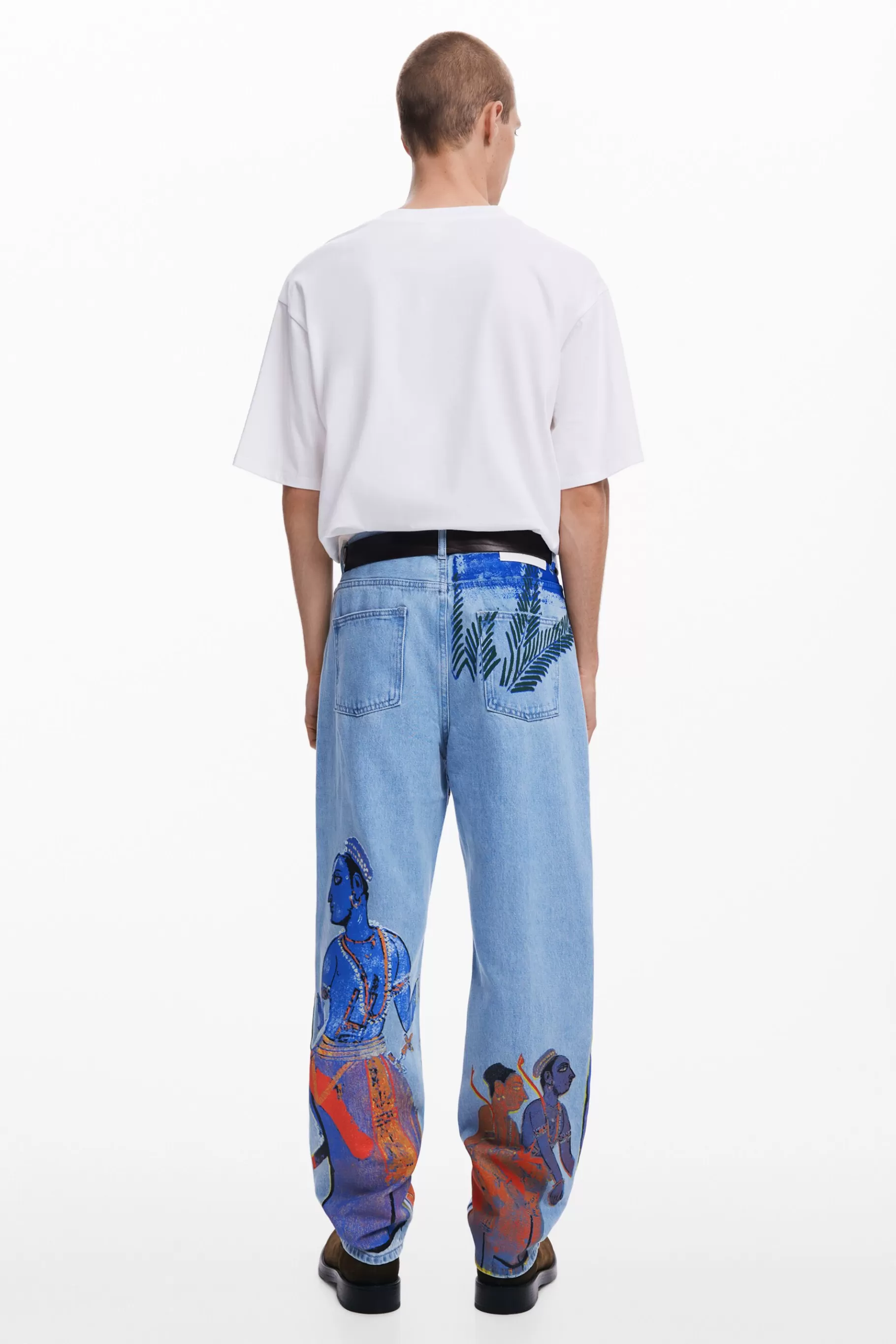 Desigual Vaqueros straight estampado India*Hombre Jeans Y Pantalones