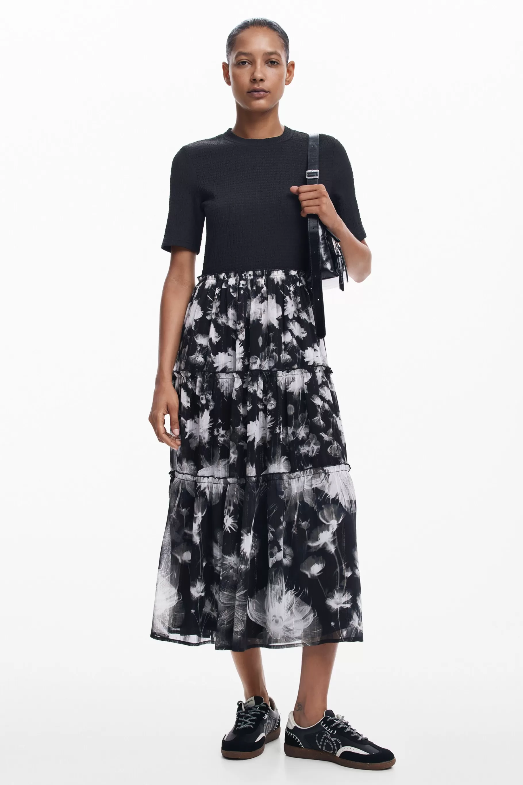 Desigual Vestido midi combinado*Mujer Vestidos Y Monos
