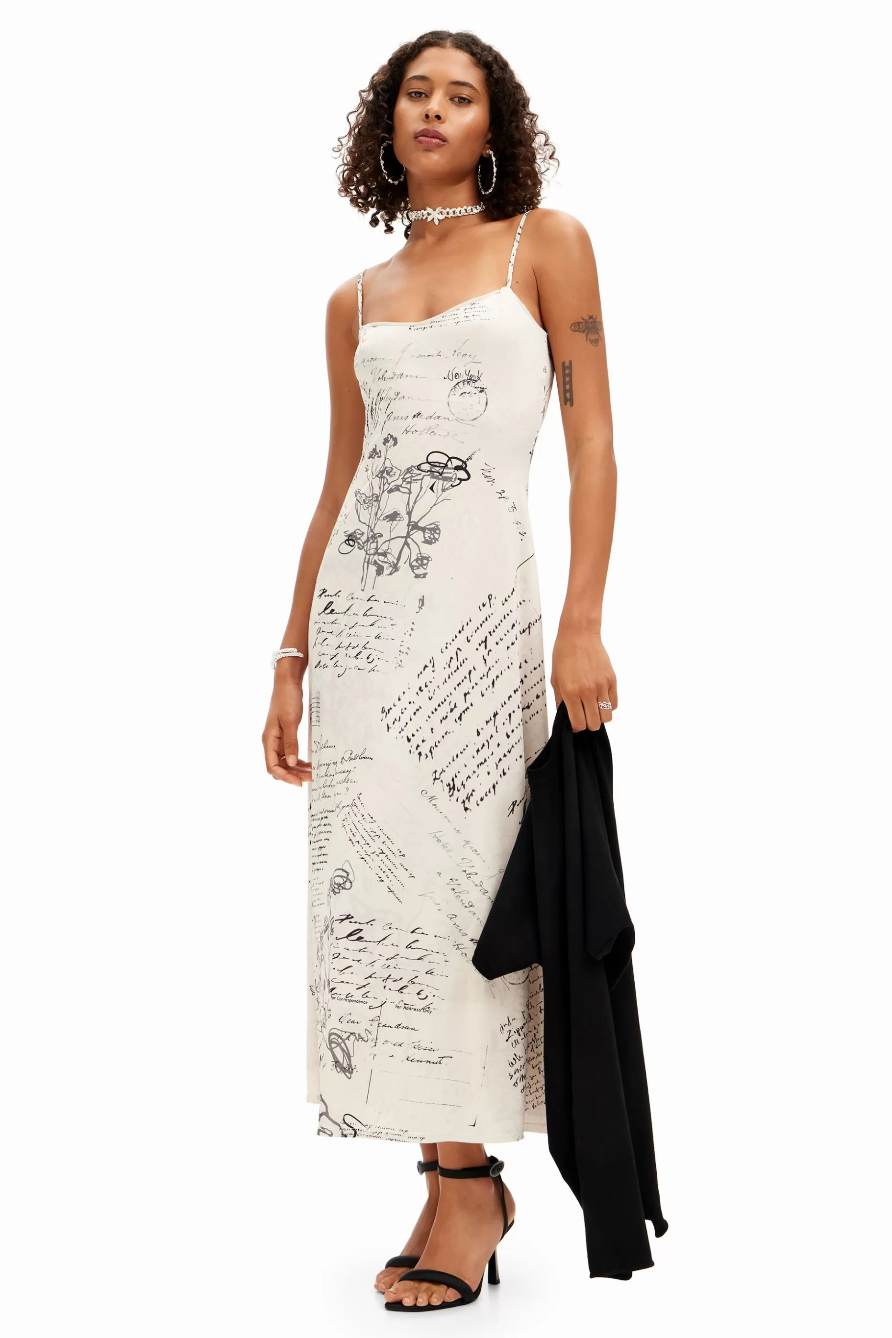 Desigual Vestido midi combinado*Mujer Vestidos Y Monos