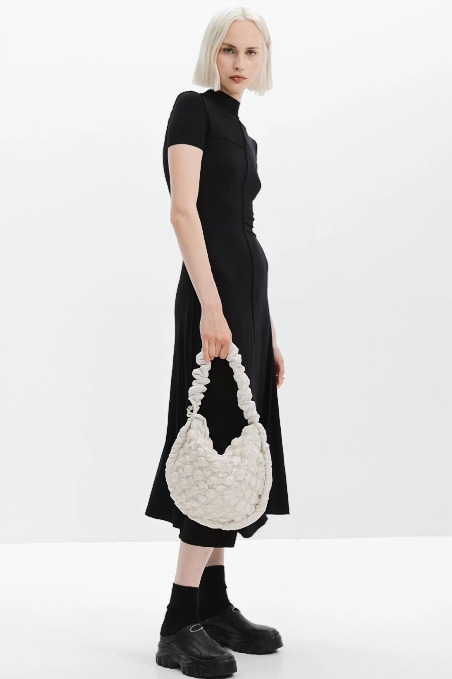 Desigual Vestido midi cuello alto*Mujer Vestidos Y Monos