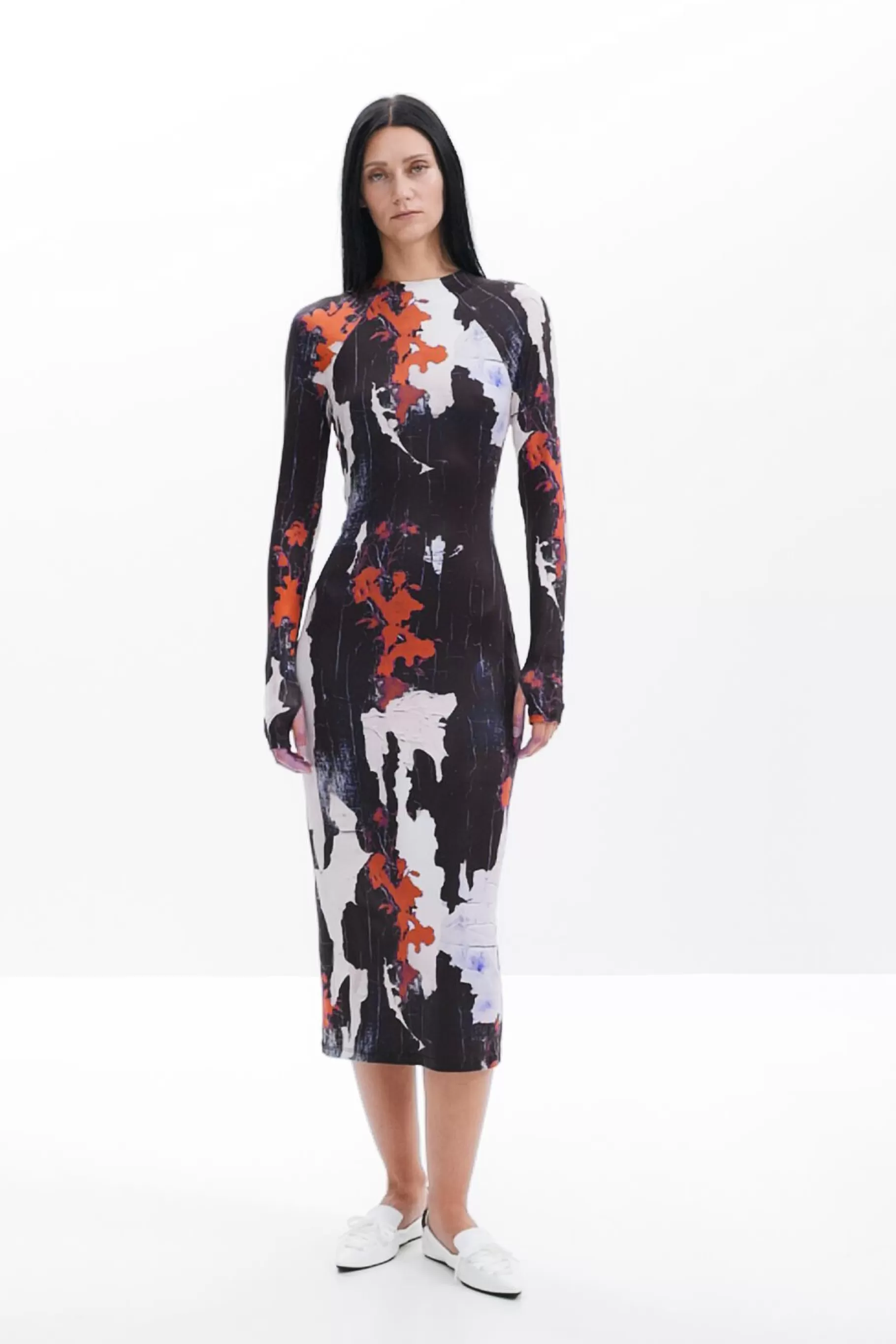 Desigual Vestido midi estampado Maitrepierre*Mujer Vestidos Y Monos