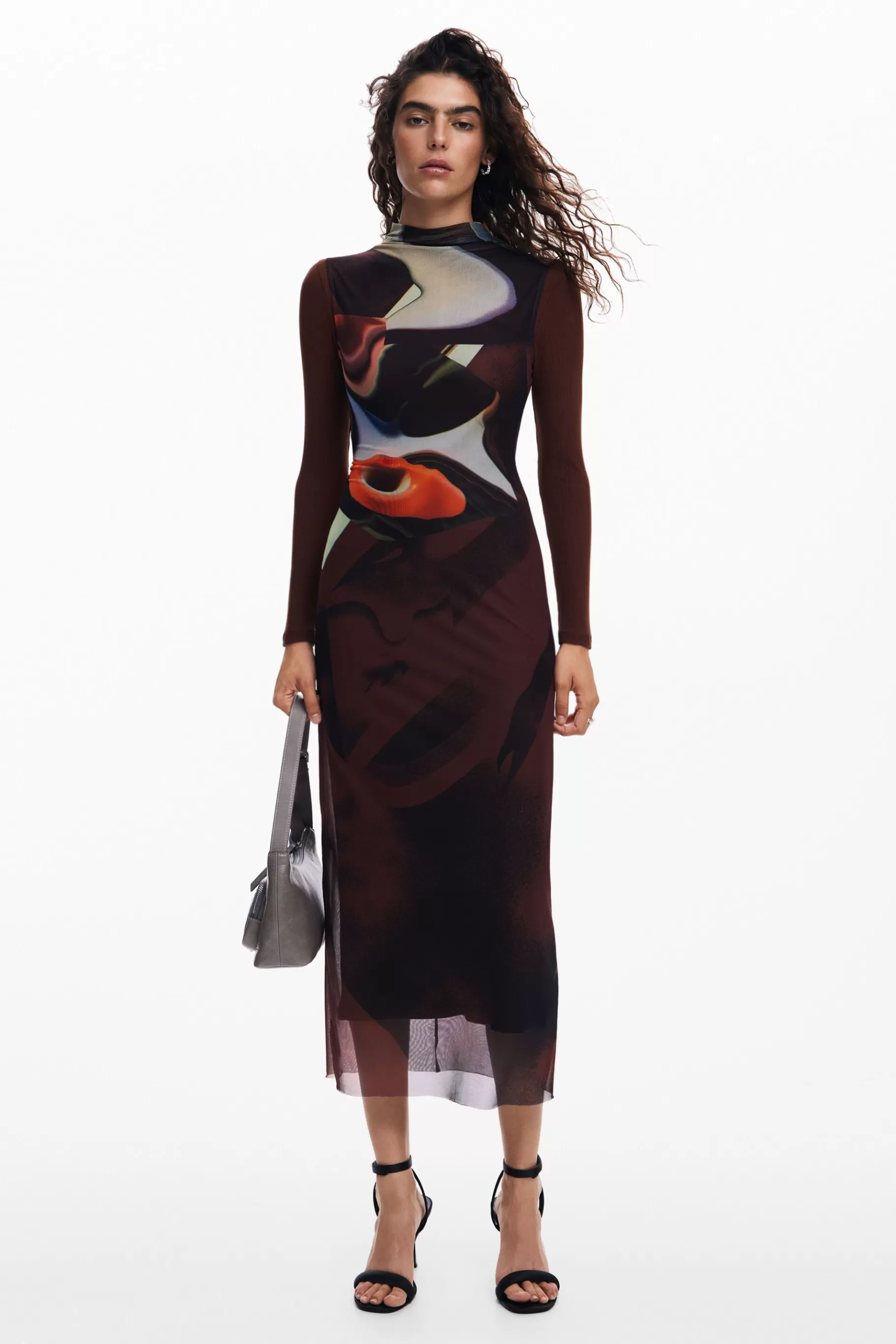 Desigual Vestido midi multiposición*Mujer Vestidos Y Monos