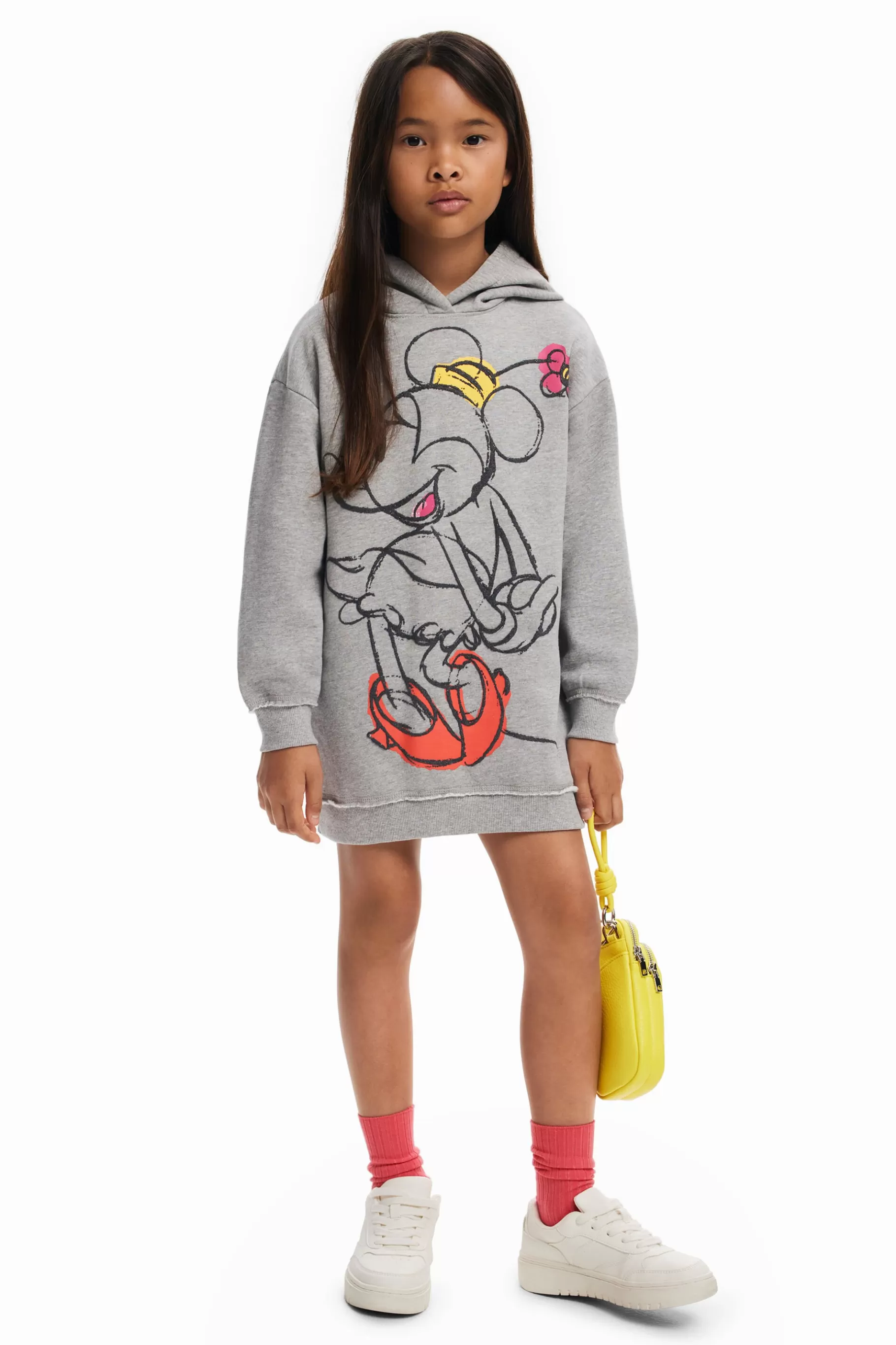 Desigual Vestido Minnie capucha* Vestidos